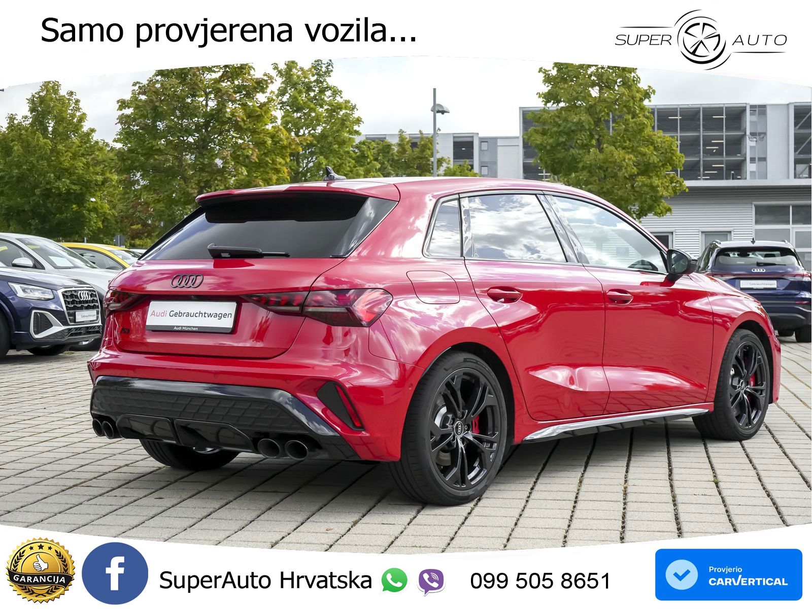 Audi S3 2.0 TFSI (333 KS) quattro S tronic MATRIX+GR SJED+KAM
