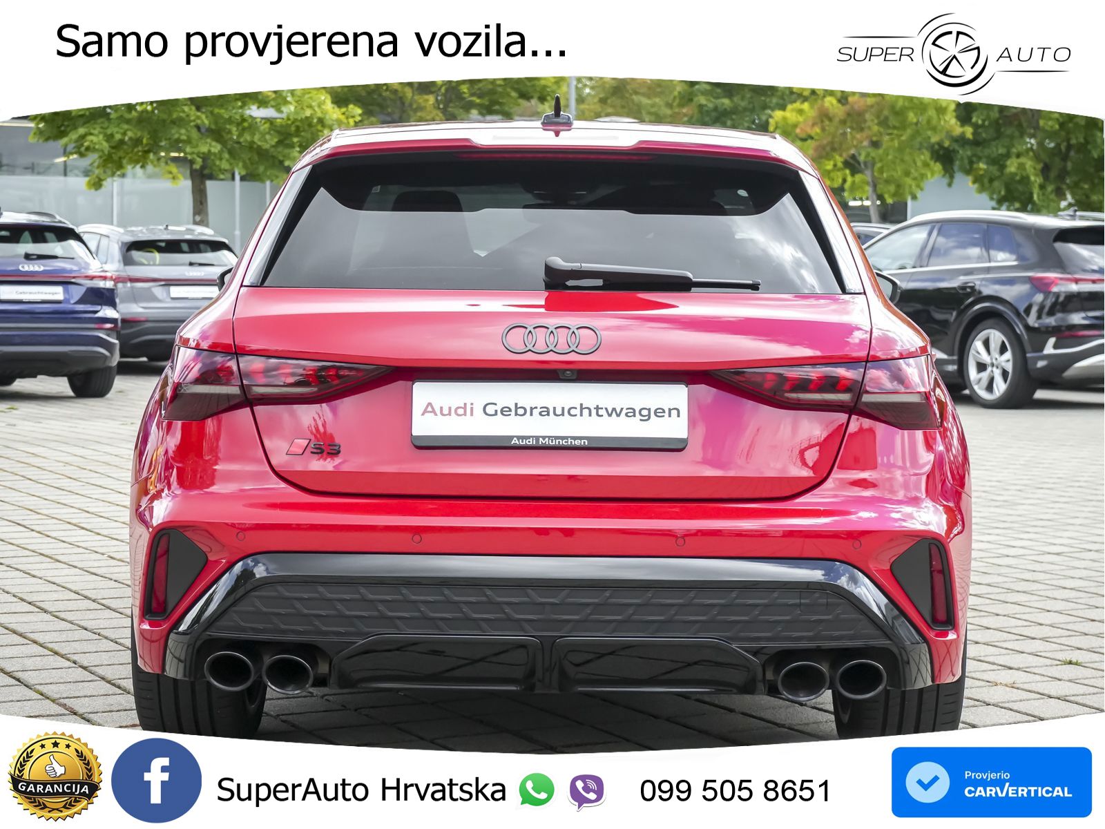 Audi S3 2.0 TFSI (333 KS) quattro S tronic MATRIX+GR SJED+KAM