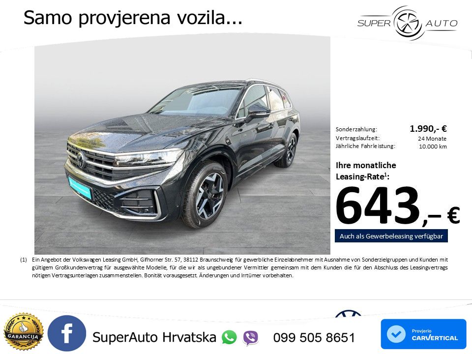 Volkswagen Touareg 3.0 V6 TDI (231 KS) 4MOTION Tiptronic ZRAČNI+ACC+4xGR SJED+KAM