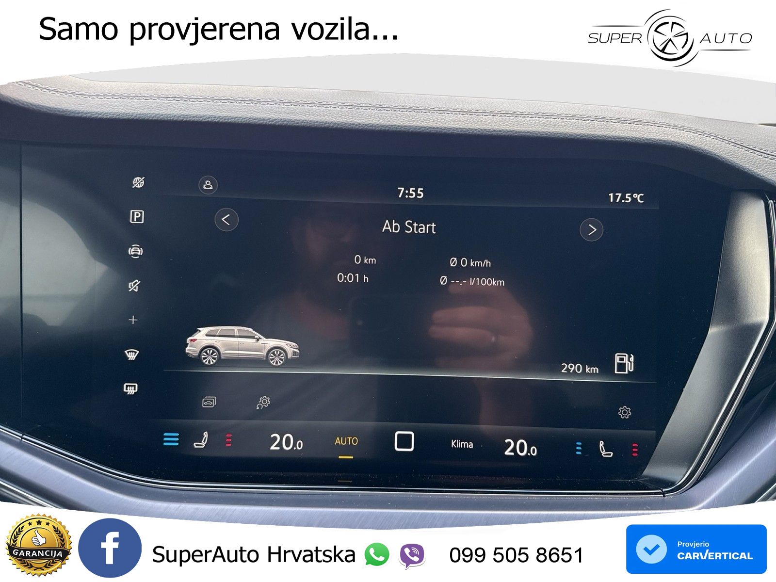 Volkswagen Touareg 3.0 V6 TDI (231 KS) 4MOTION Tiptronic ZRAČNI+ACC+4xGR SJED+KAM