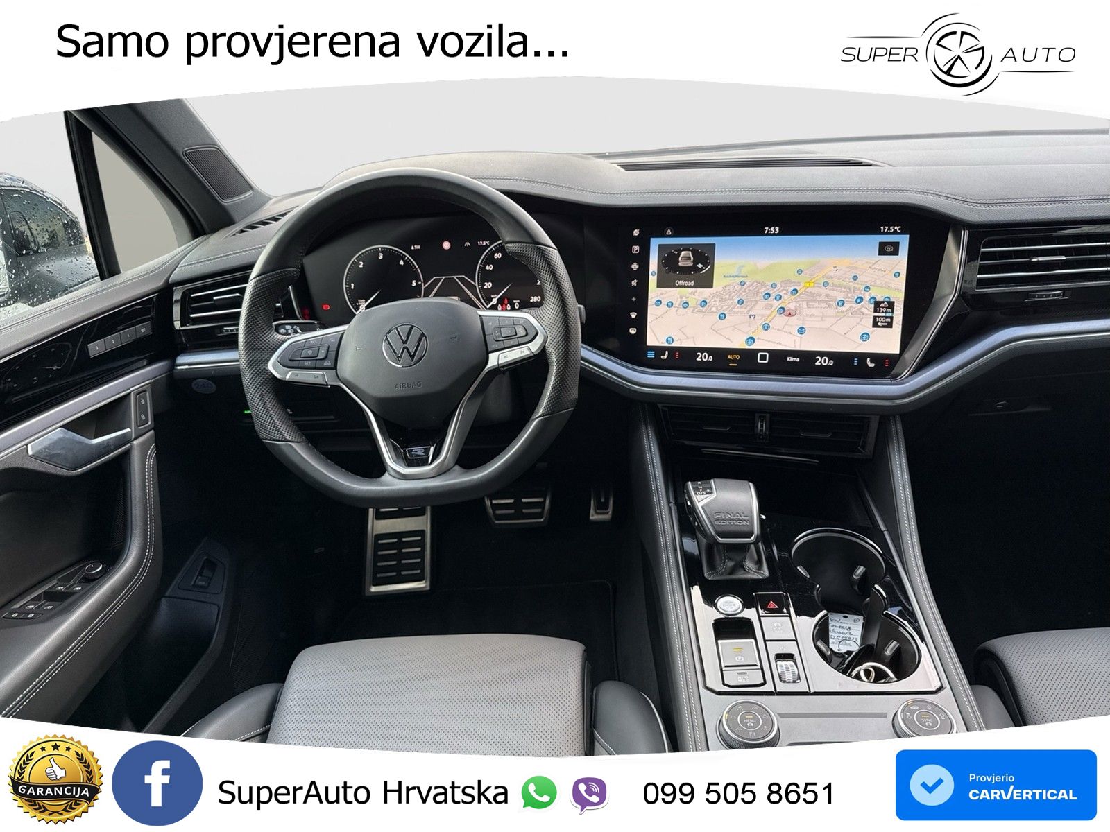Volkswagen Touareg 3.0 V6 TDI (231 KS) 4MOTION Tiptronic ZRAČNI+ACC+4xGR SJED+KAM