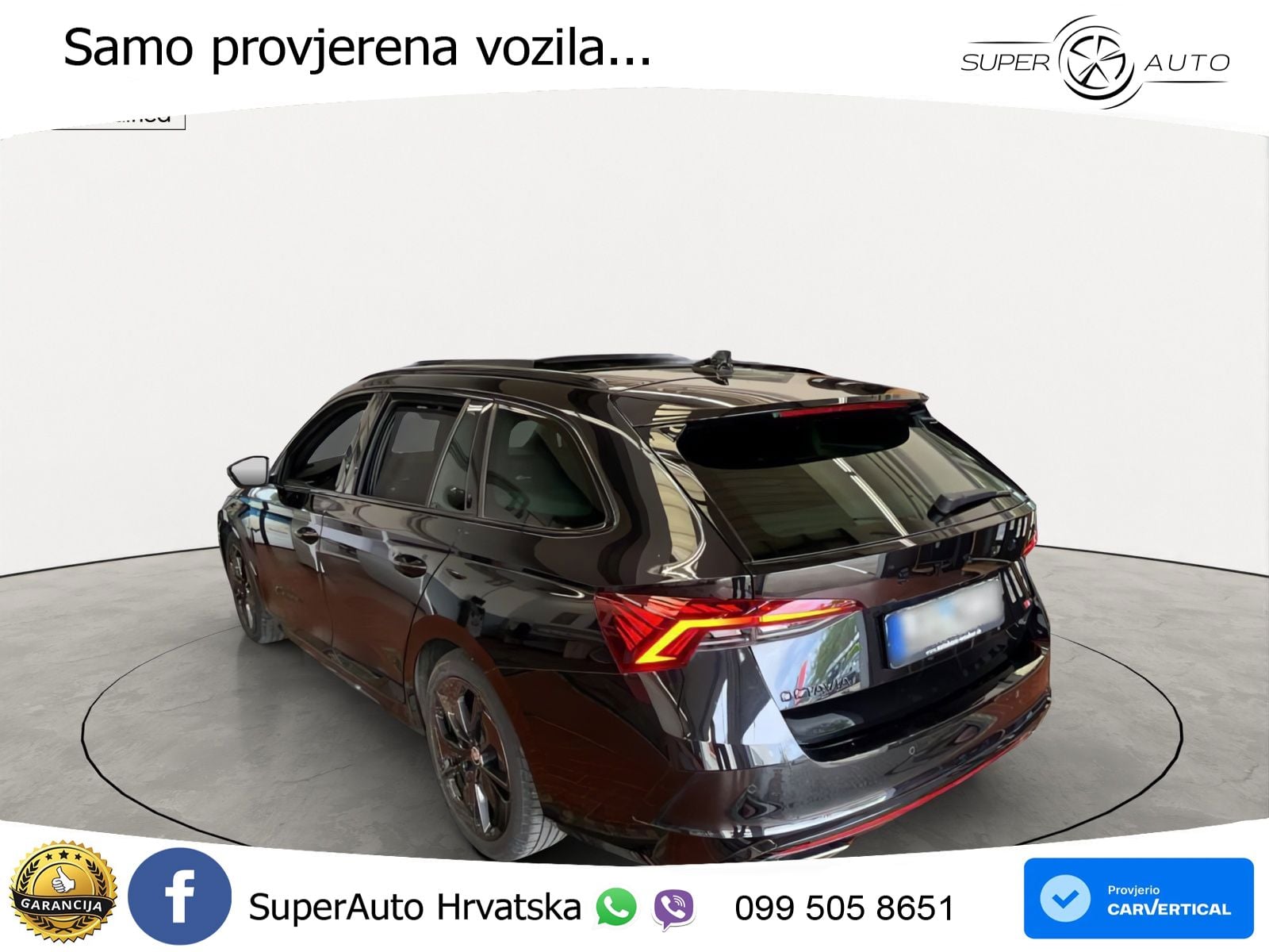 Škoda Octavia Combi RS 2.0 TSI (245 KS) DSG LED+GR SJED+ACC