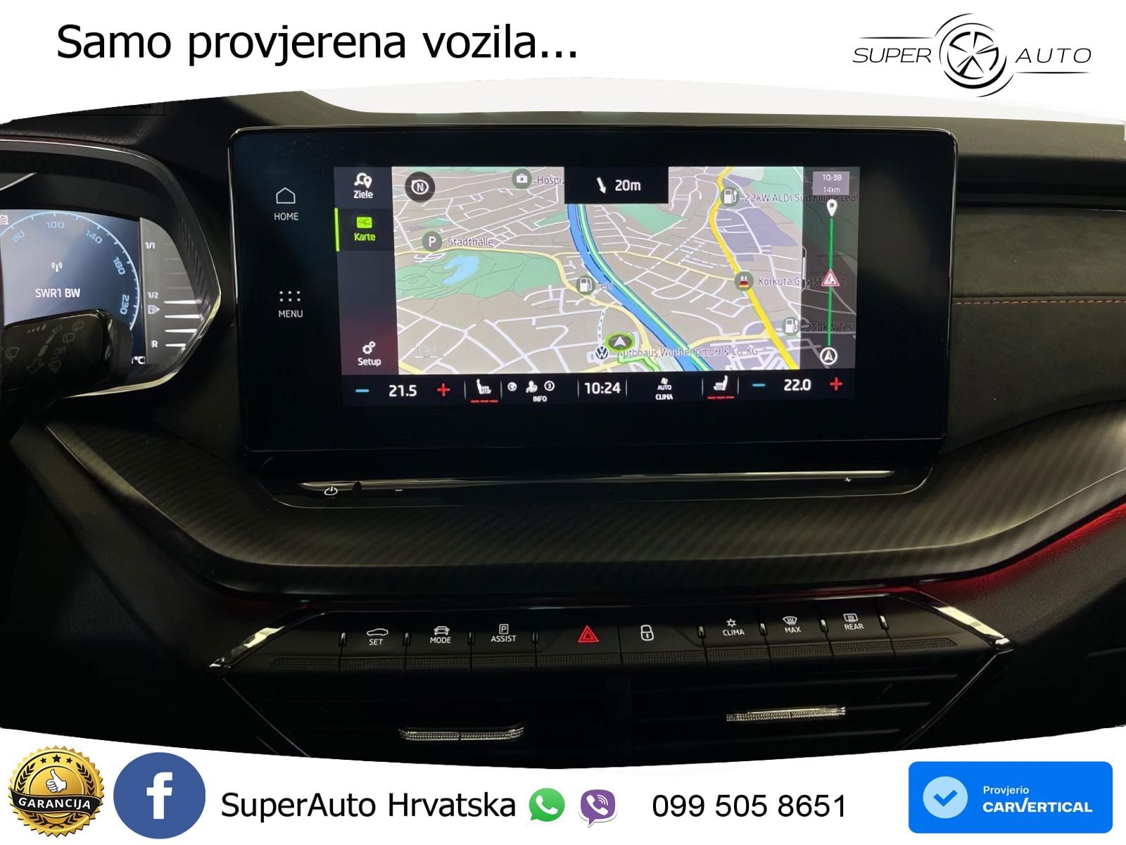 Škoda Octavia Combi RS 2.0 TSI (245 KS) DSG LED+GR SJED+ACC