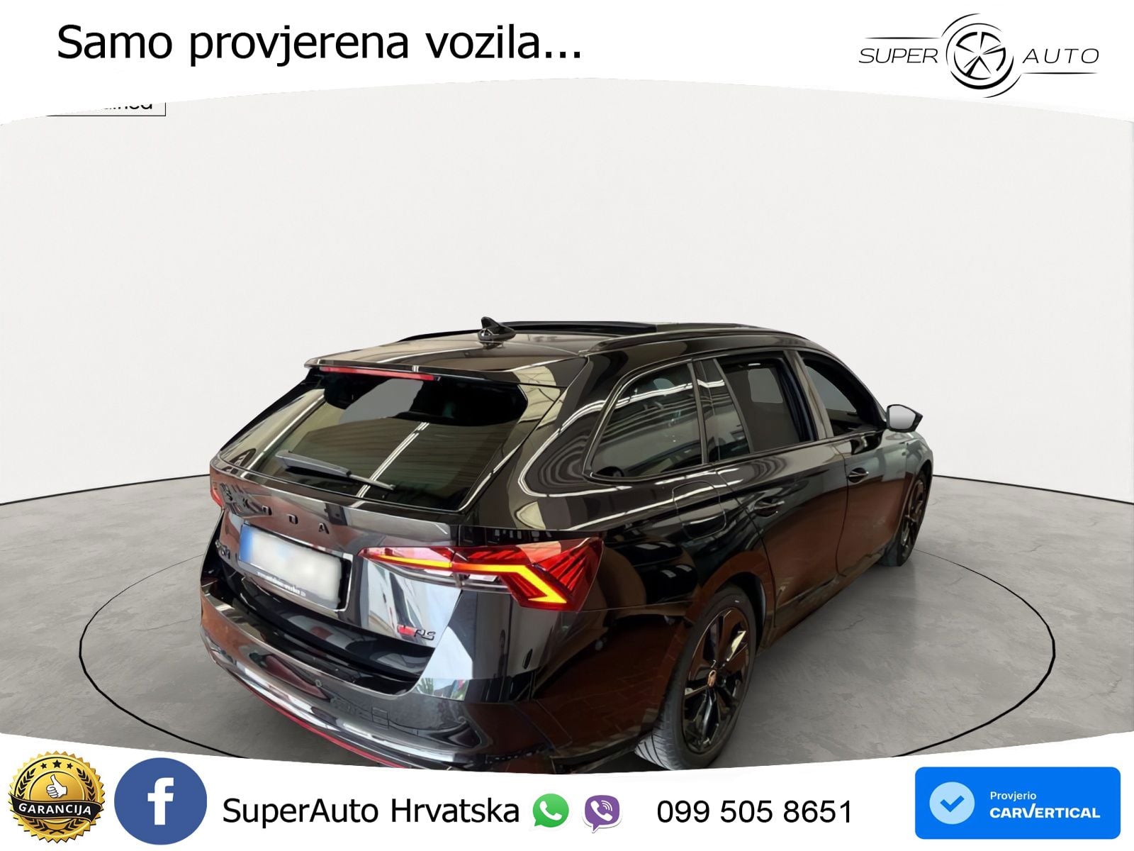 Škoda Octavia Combi RS 2.0 TSI (245 KS) DSG LED+GR SJED+ACC