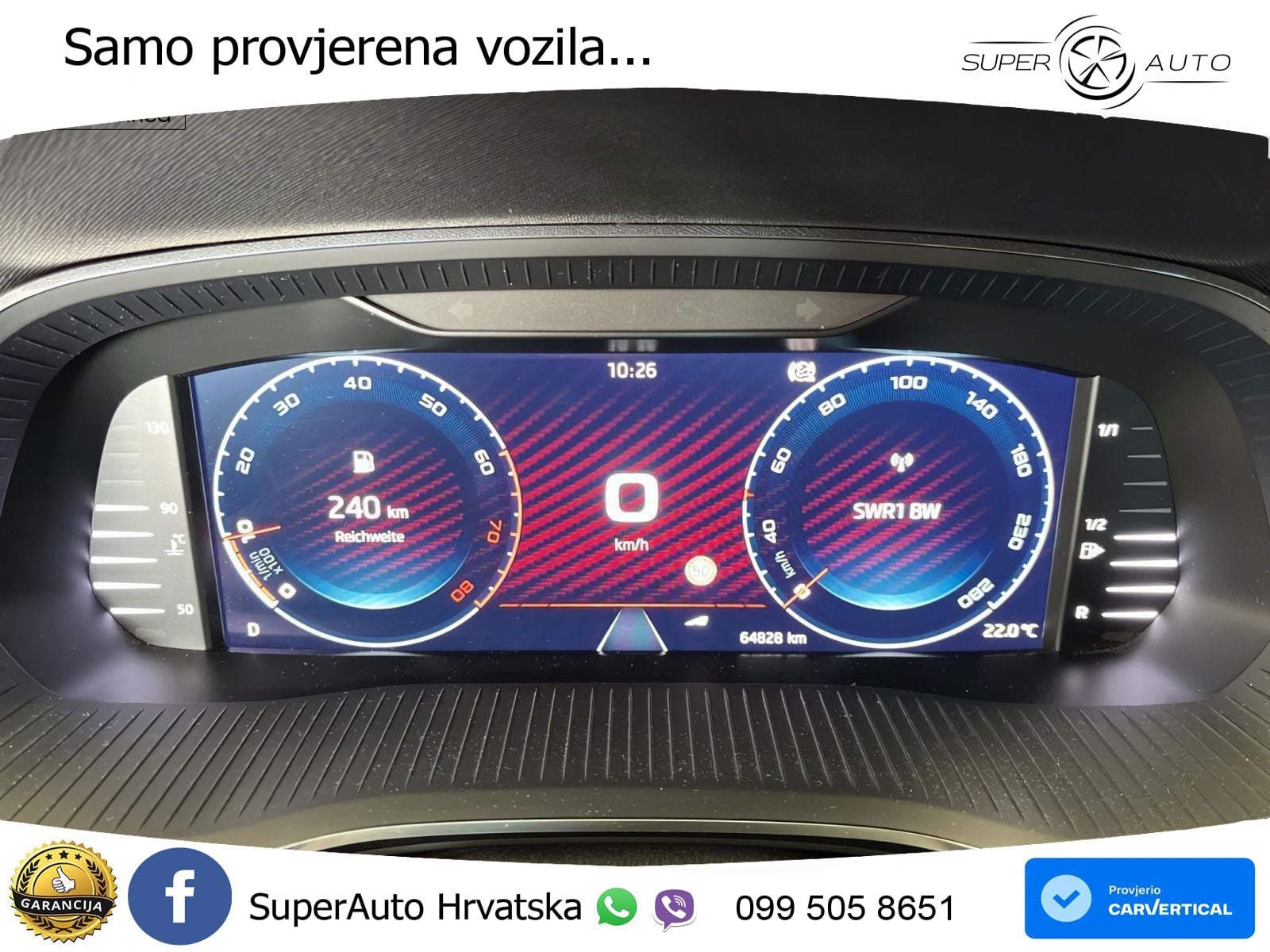 Škoda Octavia Combi RS 2.0 TSI (245 KS) DSG LED+GR SJED+ACC