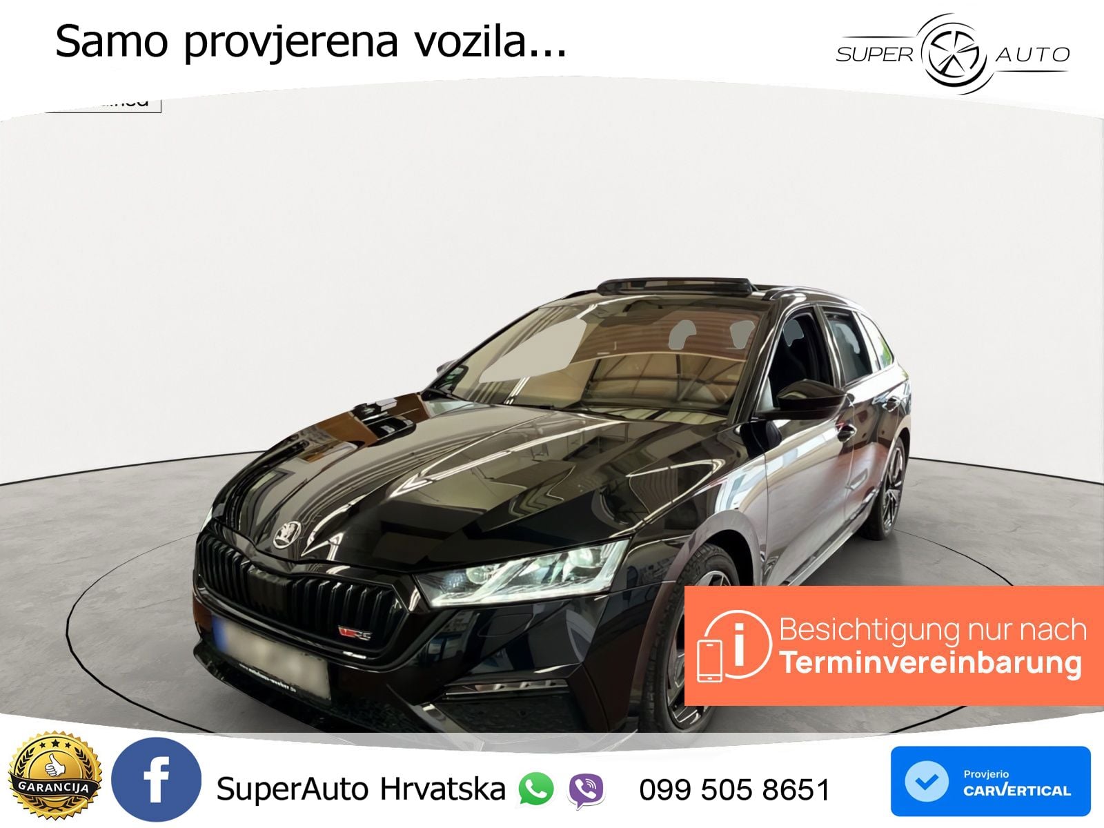 Škoda Octavia Combi RS 2.0 TSI (245 KS) DSG LED+GR SJED+ACC