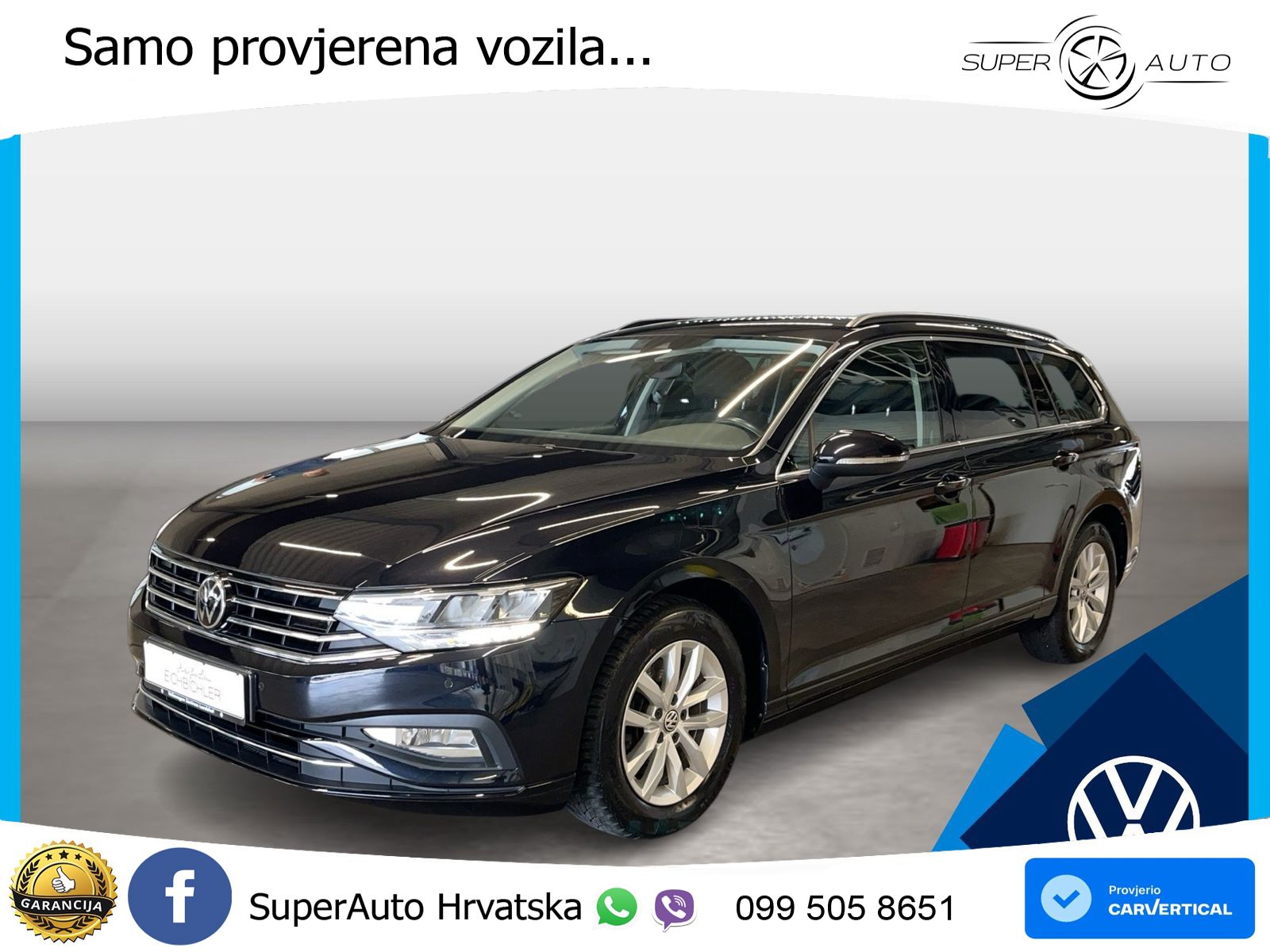 Volkswagen Passat Variant 2.0 TDI (150 KS) DSG Business LED+GR SJED+ACC
