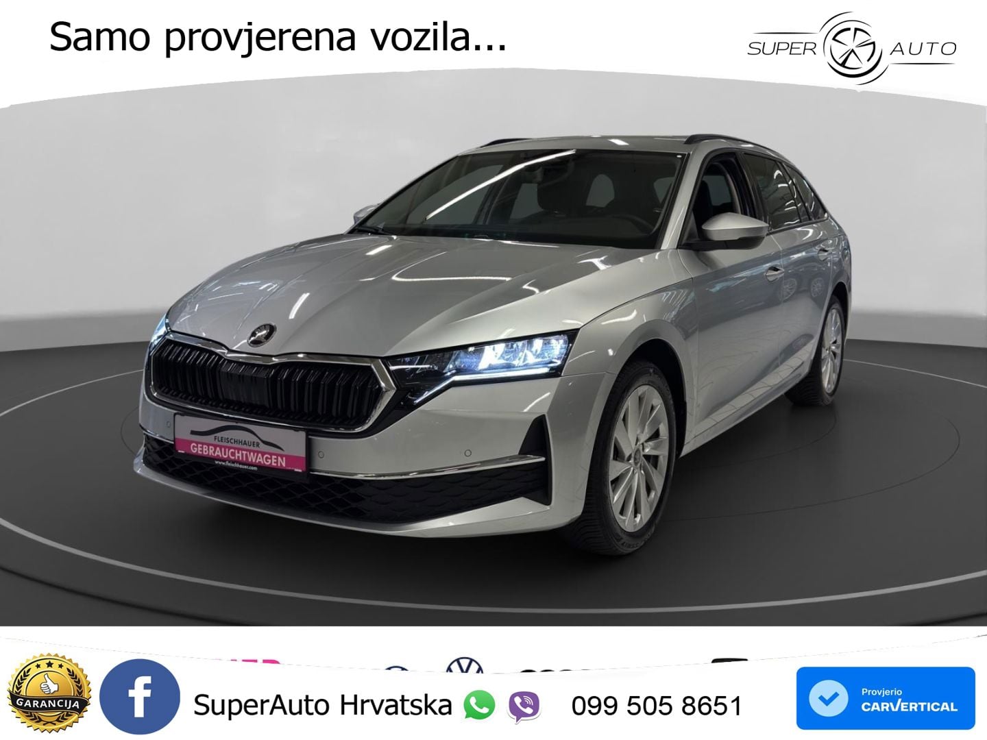 Škoda Octavia Combi 2.0 TDI (150 KS) DSG Selection LED+GR SJED+ACC