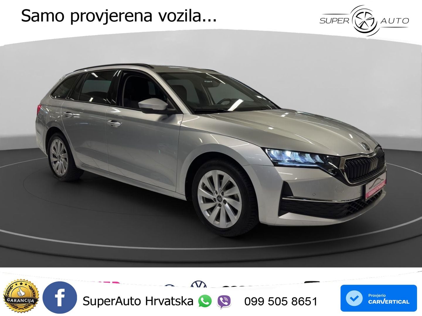 Škoda Octavia Combi 2.0 TDI (150 KS) DSG Selection LED+GR SJED+ACC