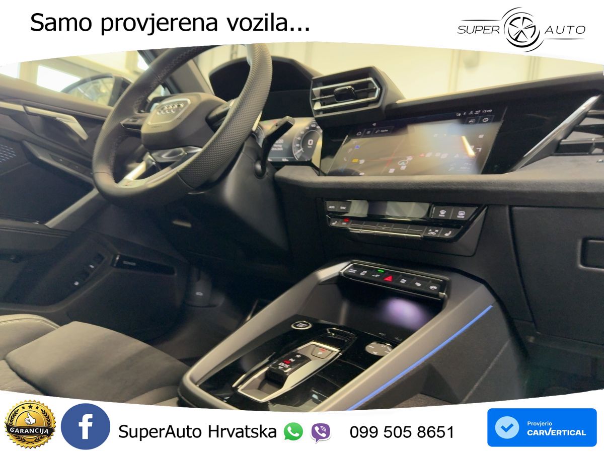 Audi A3 45 TFSIe (272 KS) S tronic S line MATRIX+GR SJED+KAM