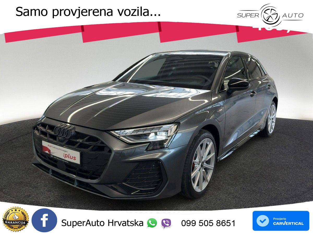 Audi A3 45 TFSIe (272 KS) S tronic S line MATRIX+GR SJED+KAM