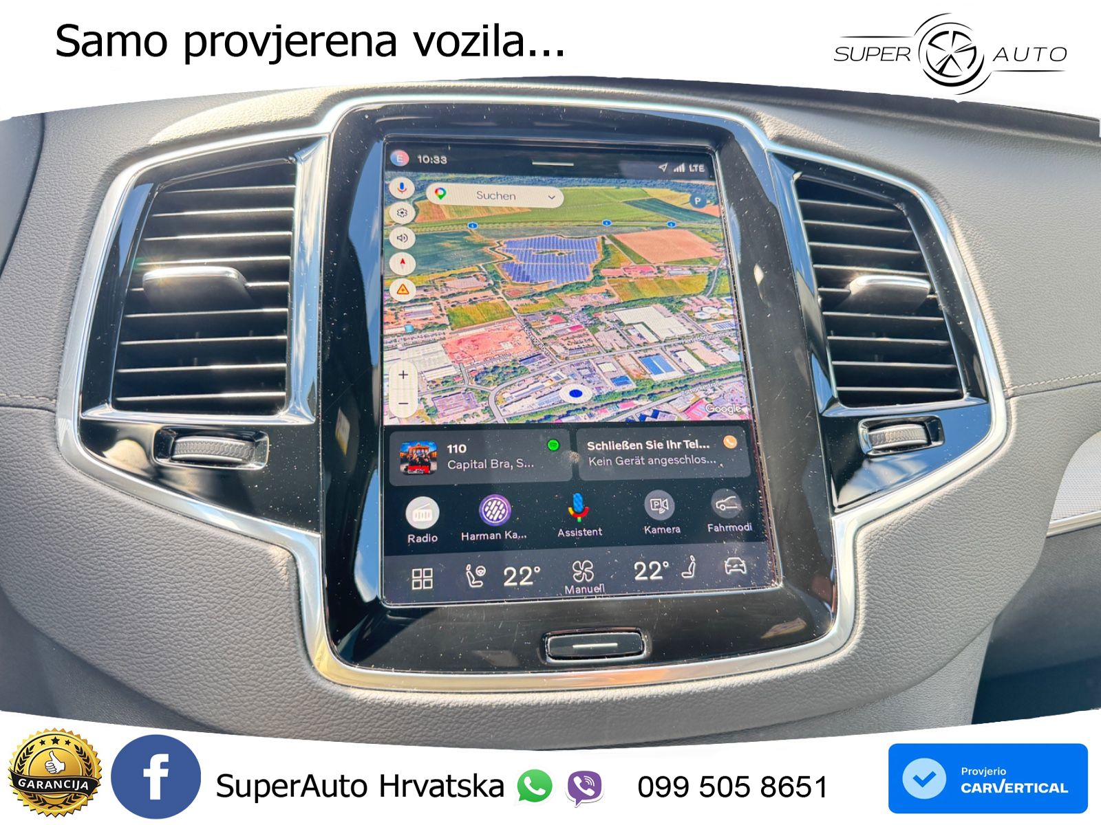 Volvo XC90 2.0 B5 Diesel AWD Automatic ACC+HEAD+4xGR SJED+360+PANO