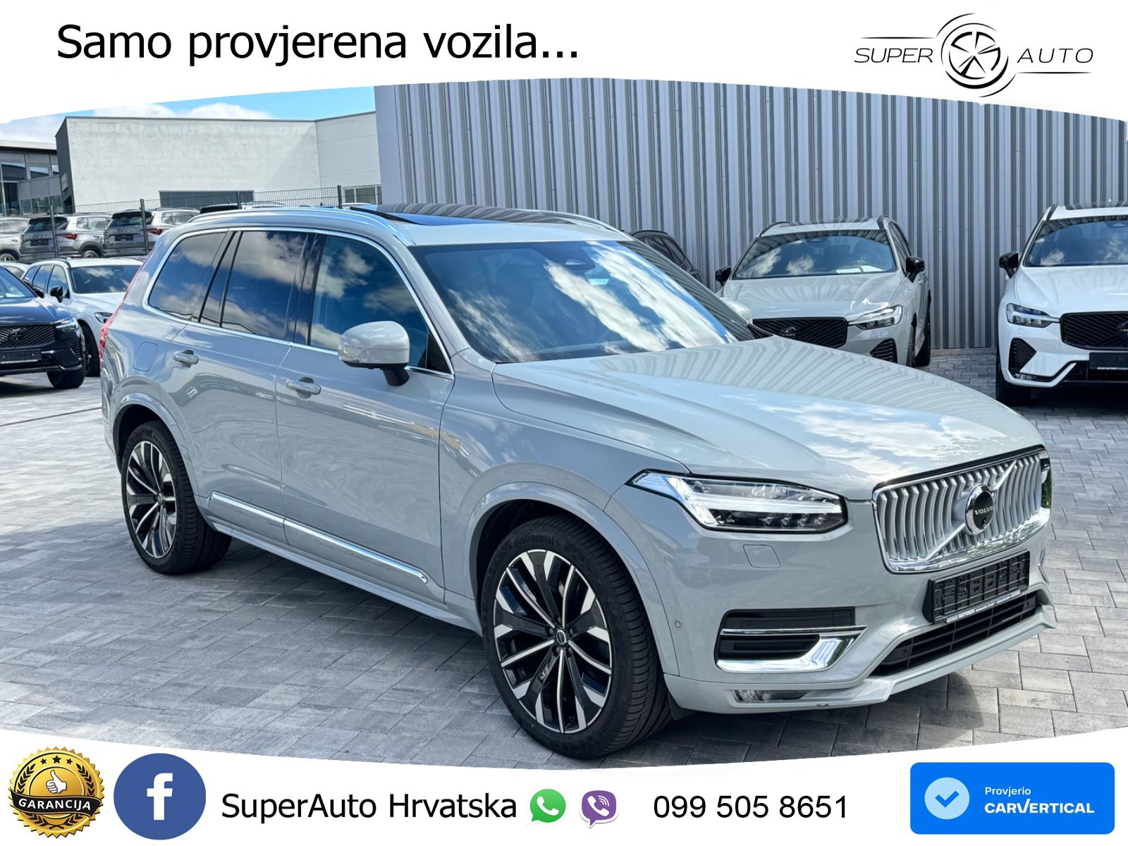Volvo XC90 2.0 B5 Diesel AWD Automatic ACC+HEAD+4xGR SJED+360+PANO