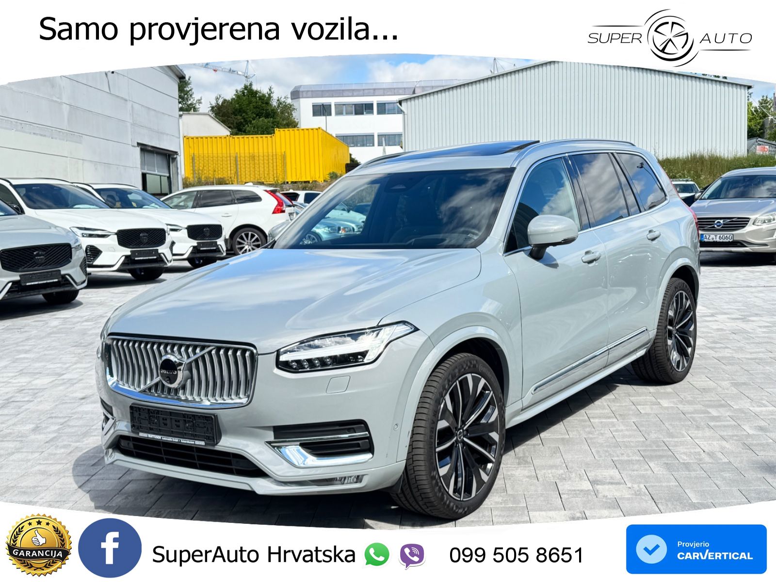 Volvo XC90 2.0 B5 Diesel AWD Automatic ACC+HEAD+4xGR SJED+360+PANO