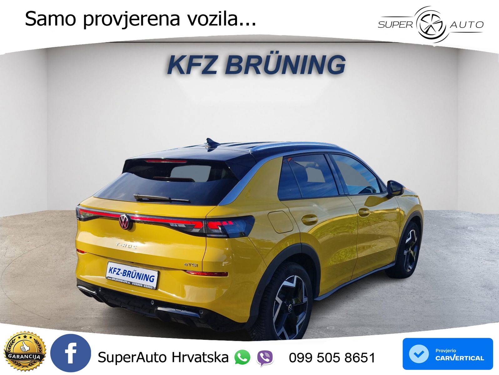 Volkswagen T-Roc 1.5 eTSI (150 KS)  DSG R-Line LED+GR SJED+ACC