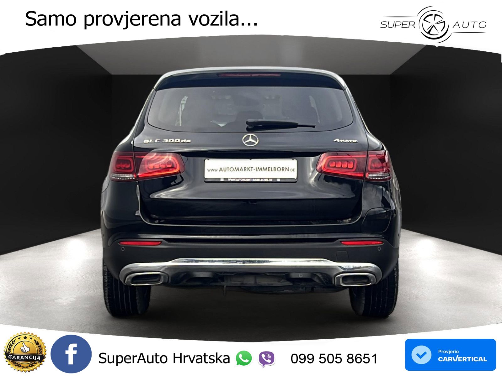 Mercedes GLC 300de (306 KS) 4MATIC 9G-TRONIC LED+GR SJED+ACC