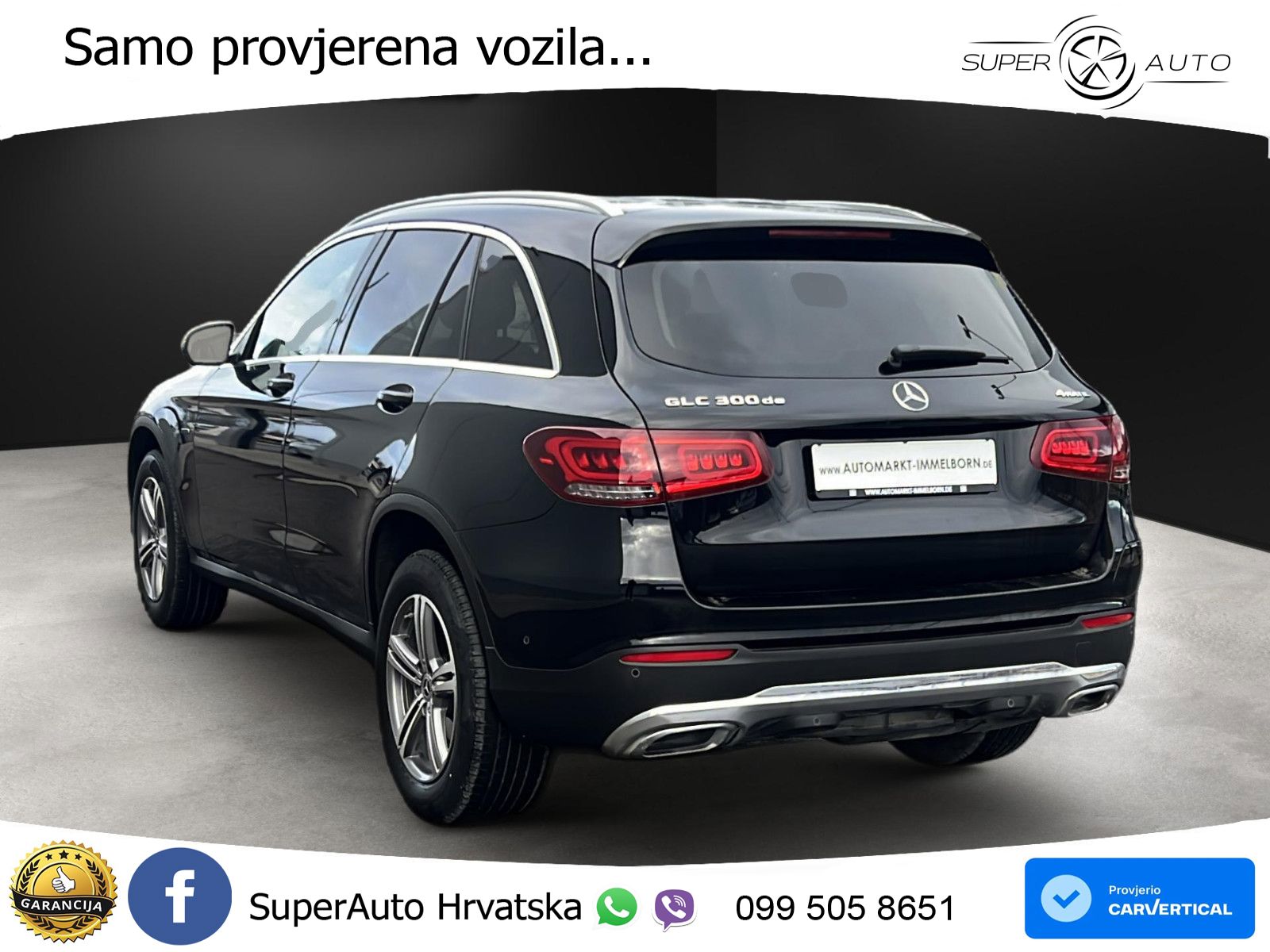 Mercedes GLC 300de (306 KS) 4MATIC 9G-TRONIC LED+GR SJED+ACC