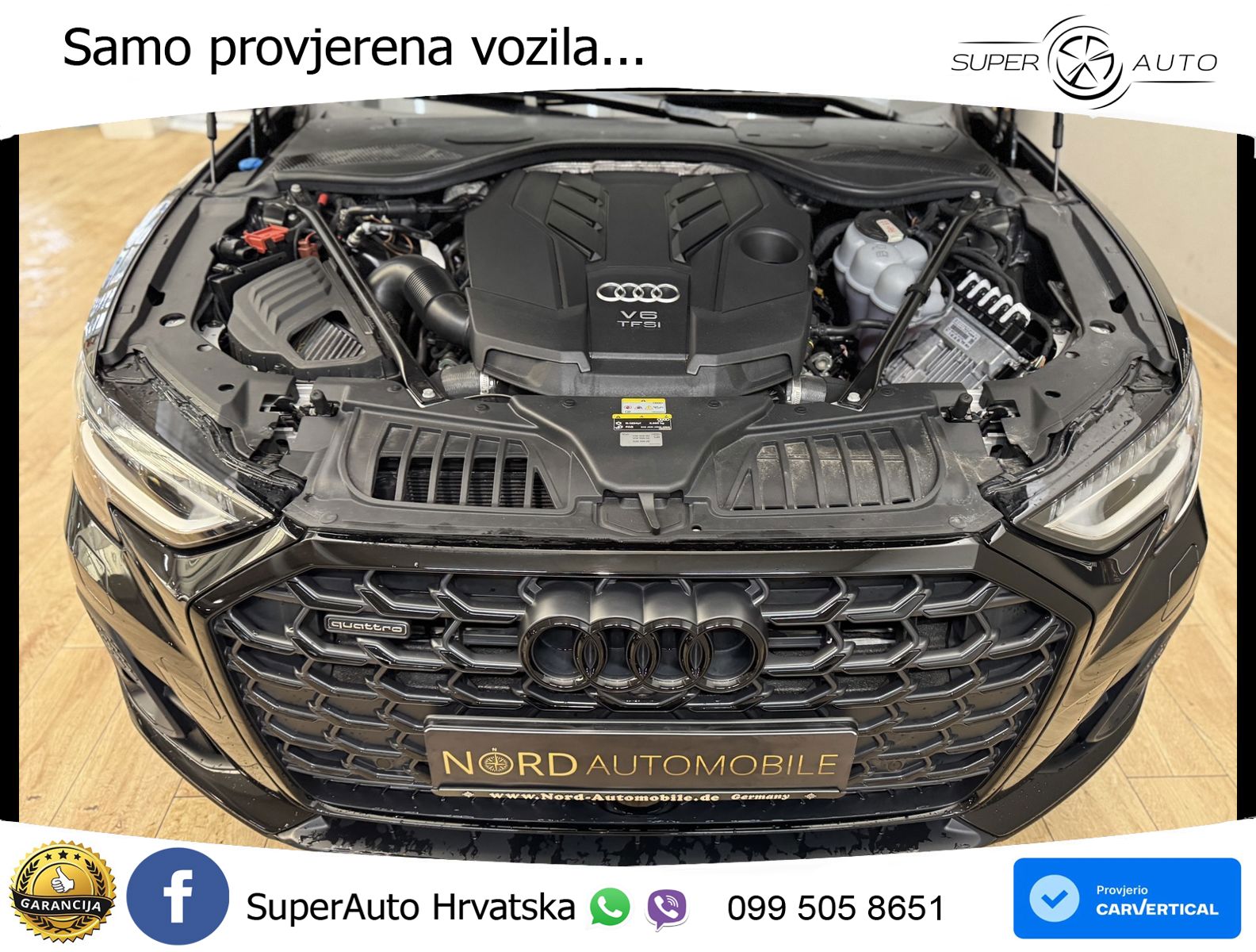 Audi A6 55 TFSI V6 (340 KS) quattro S tronic S line LED+GR SJED+ACC