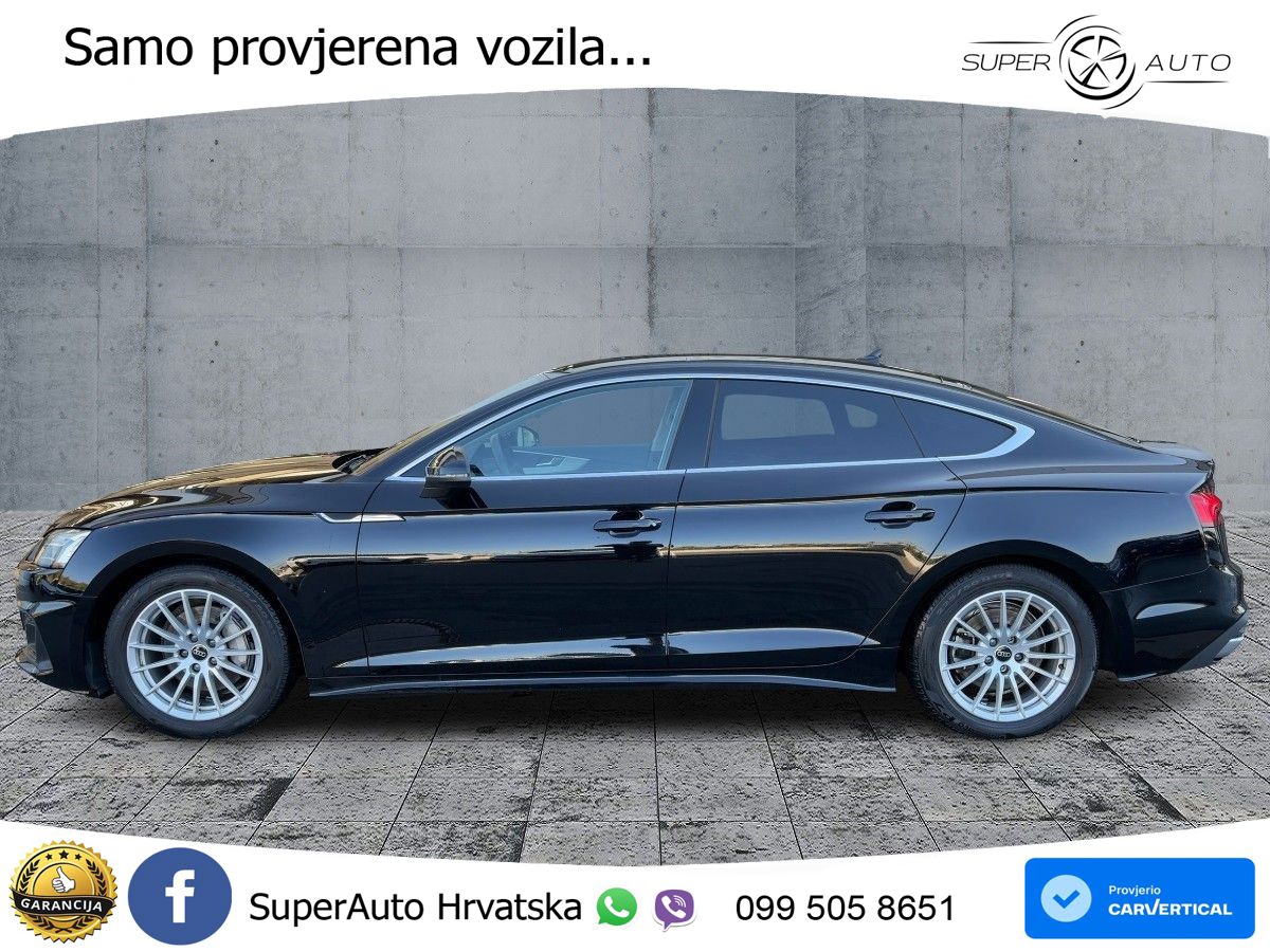 Audi A5 Sportback 40 TDI (204 KS) quattro S tronic LED+GR SJED+ACC
