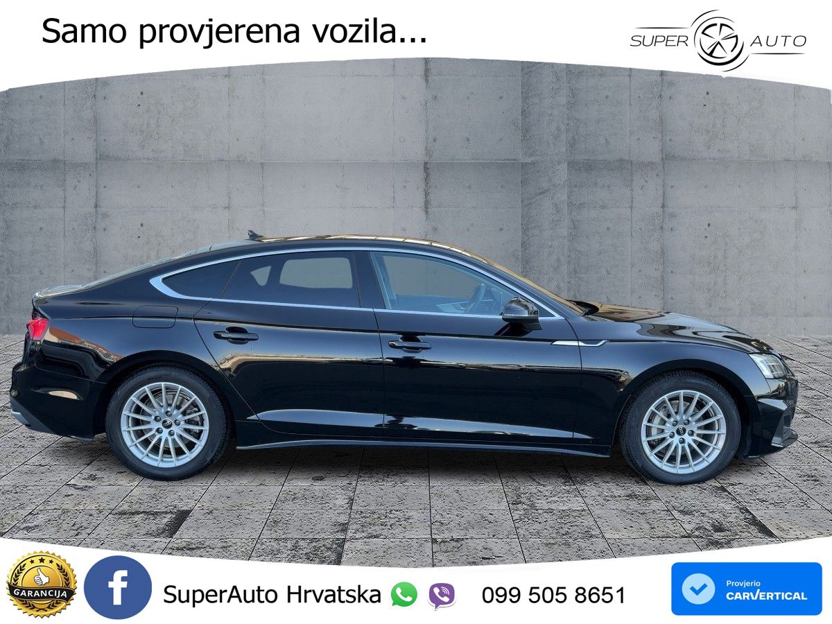 Audi A5 Sportback 40 TDI (204 KS) quattro S tronic LED+GR SJED+ACC