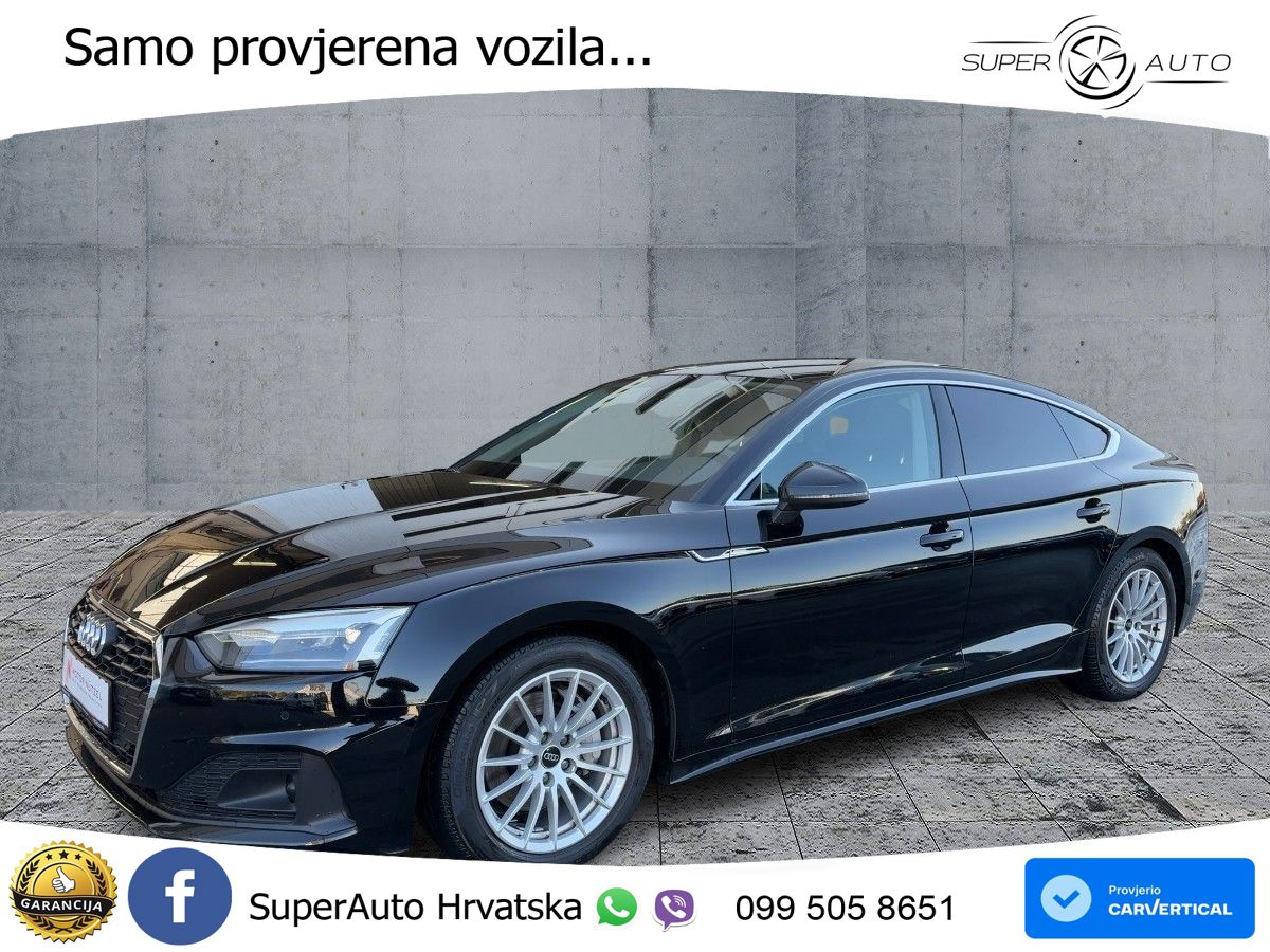 Audi A5 Sportback 40 TDI (204 KS) quattro S tronic LED+GR SJED+ACC