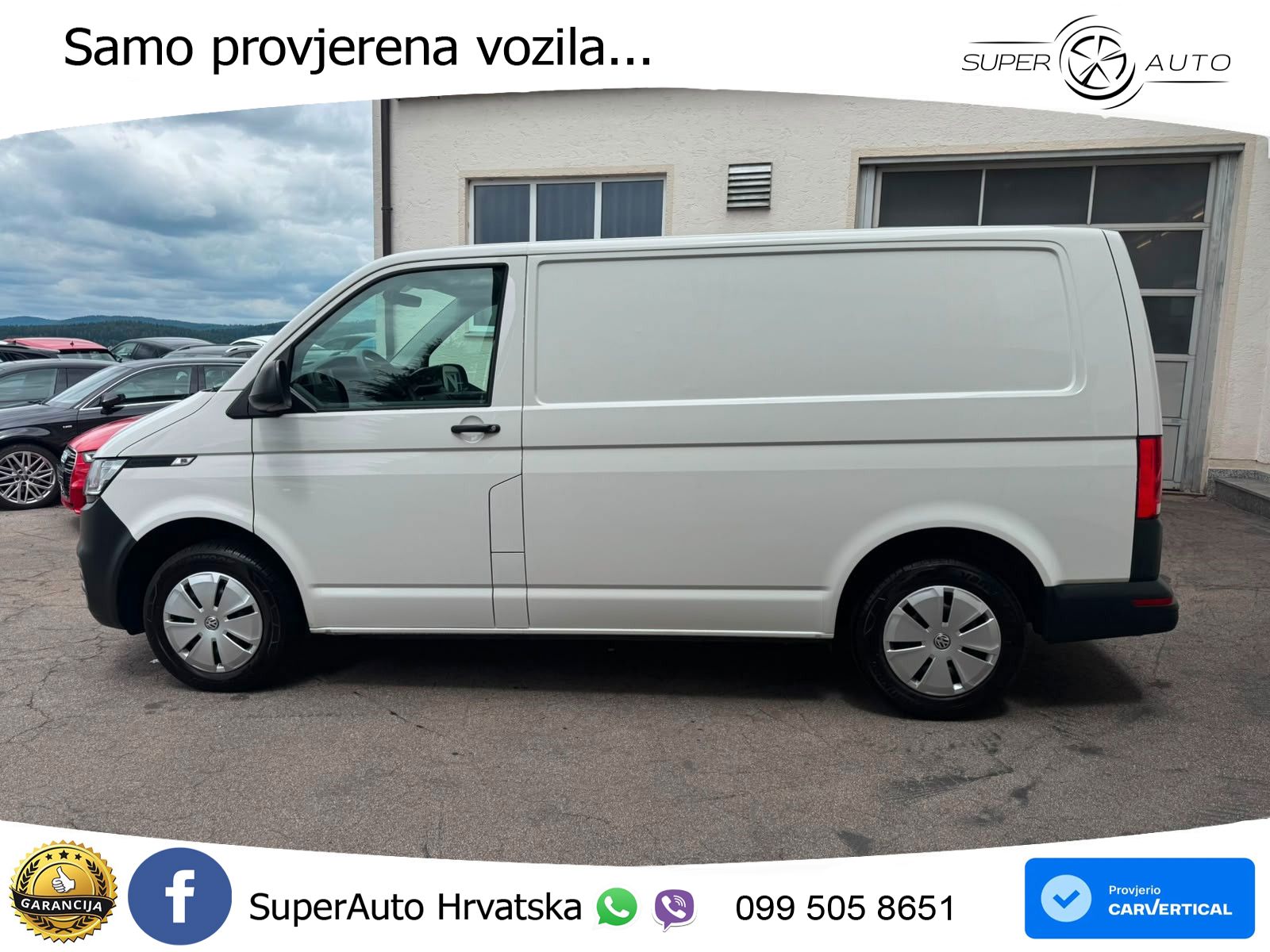Volkswagen T6.1 Transporter 2.0TDI L1H1 KLIMA BT PDC 150 KS