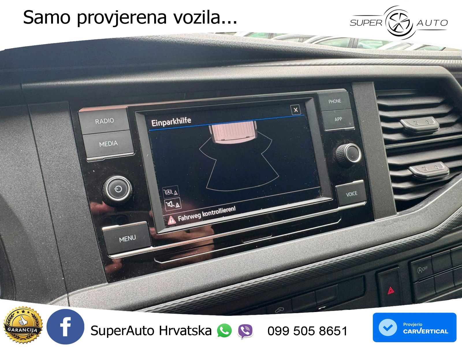 Volkswagen T6.1 Transporter 2.0TDI L1H1 KLIMA BT PDC 150 KS
