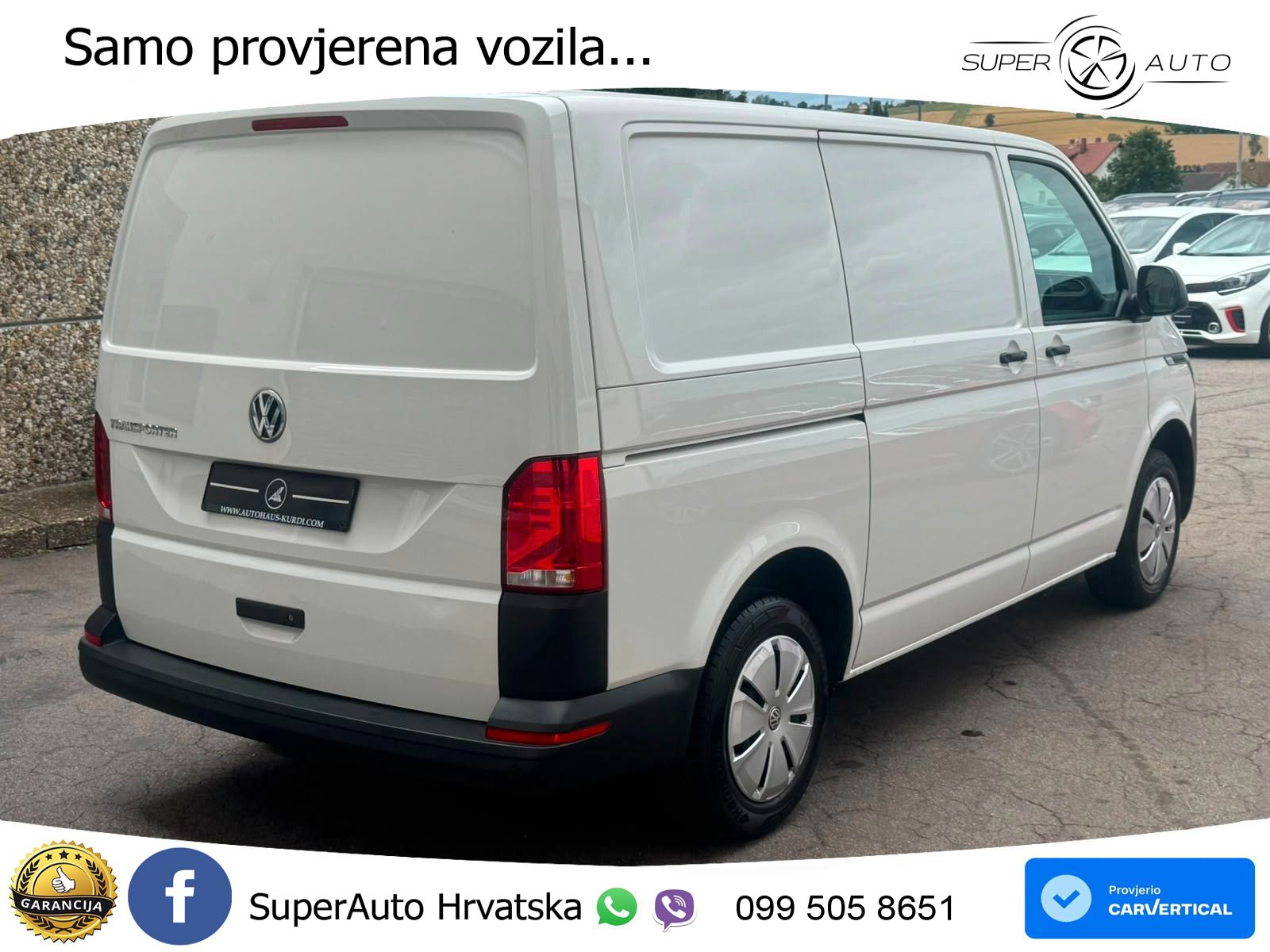 Volkswagen T6.1 Transporter 2.0TDI L1H1 KLIMA BT PDC 150 KS
