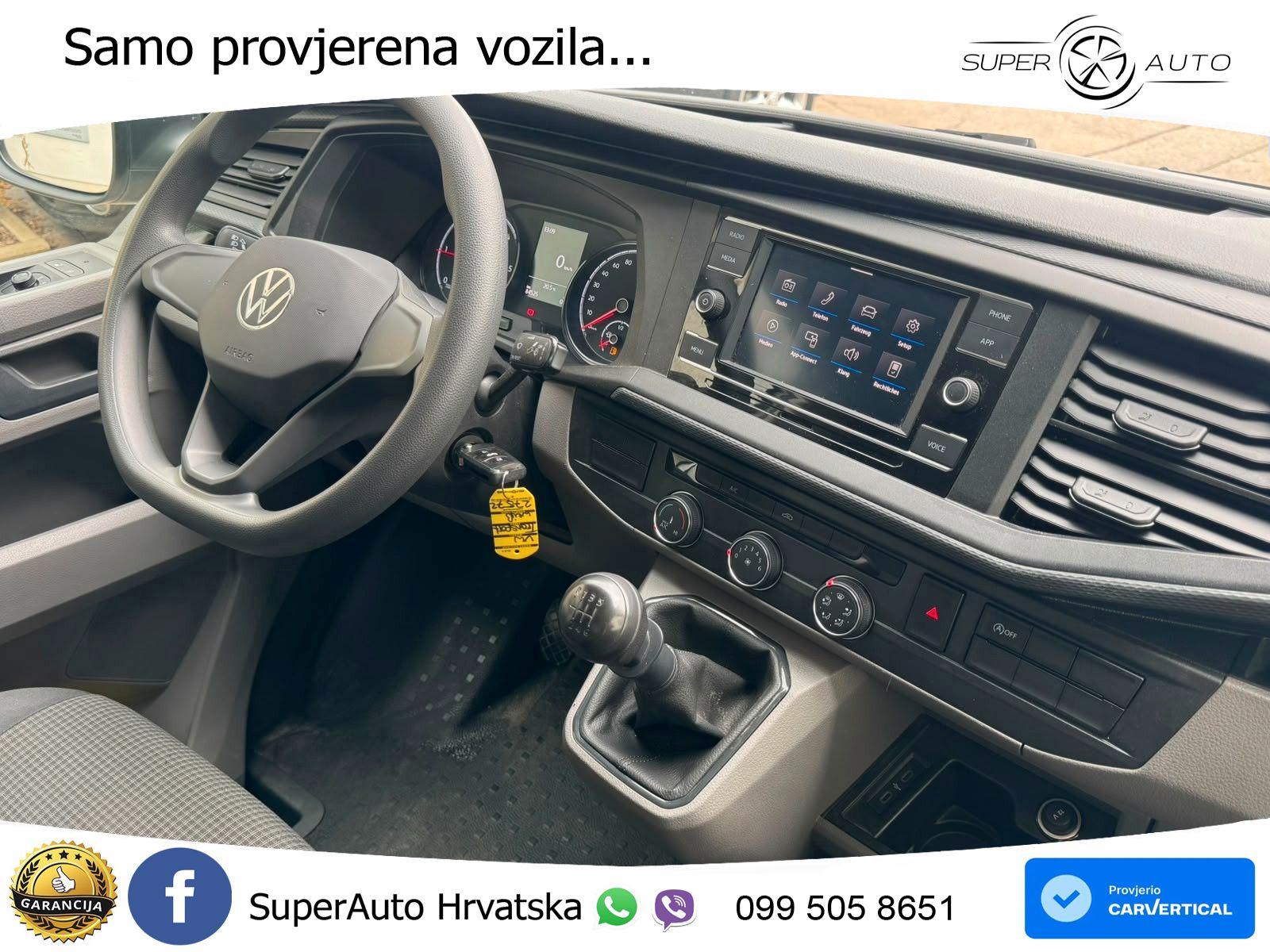 Volkswagen T6.1 Transporter 2.0TDI L1H1 KLIMA BT PDC 150 KS