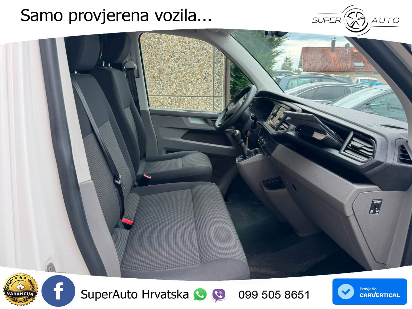 Volkswagen T6.1 Transporter 2.0TDI L1H1 KLIMA BT PDC 150 KS