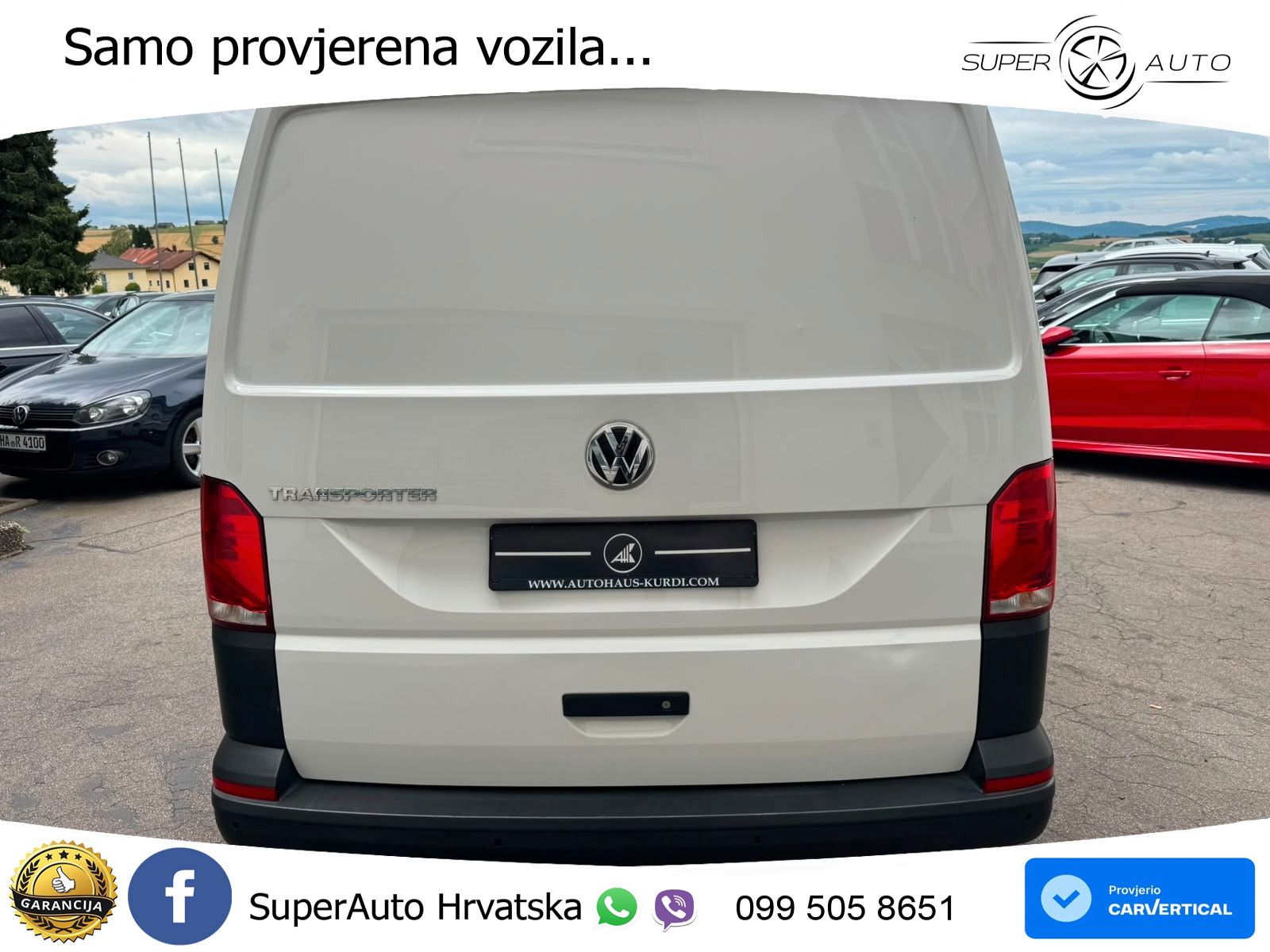 Volkswagen T6.1 Transporter 2.0TDI L1H1 KLIMA BT PDC 150 KS
