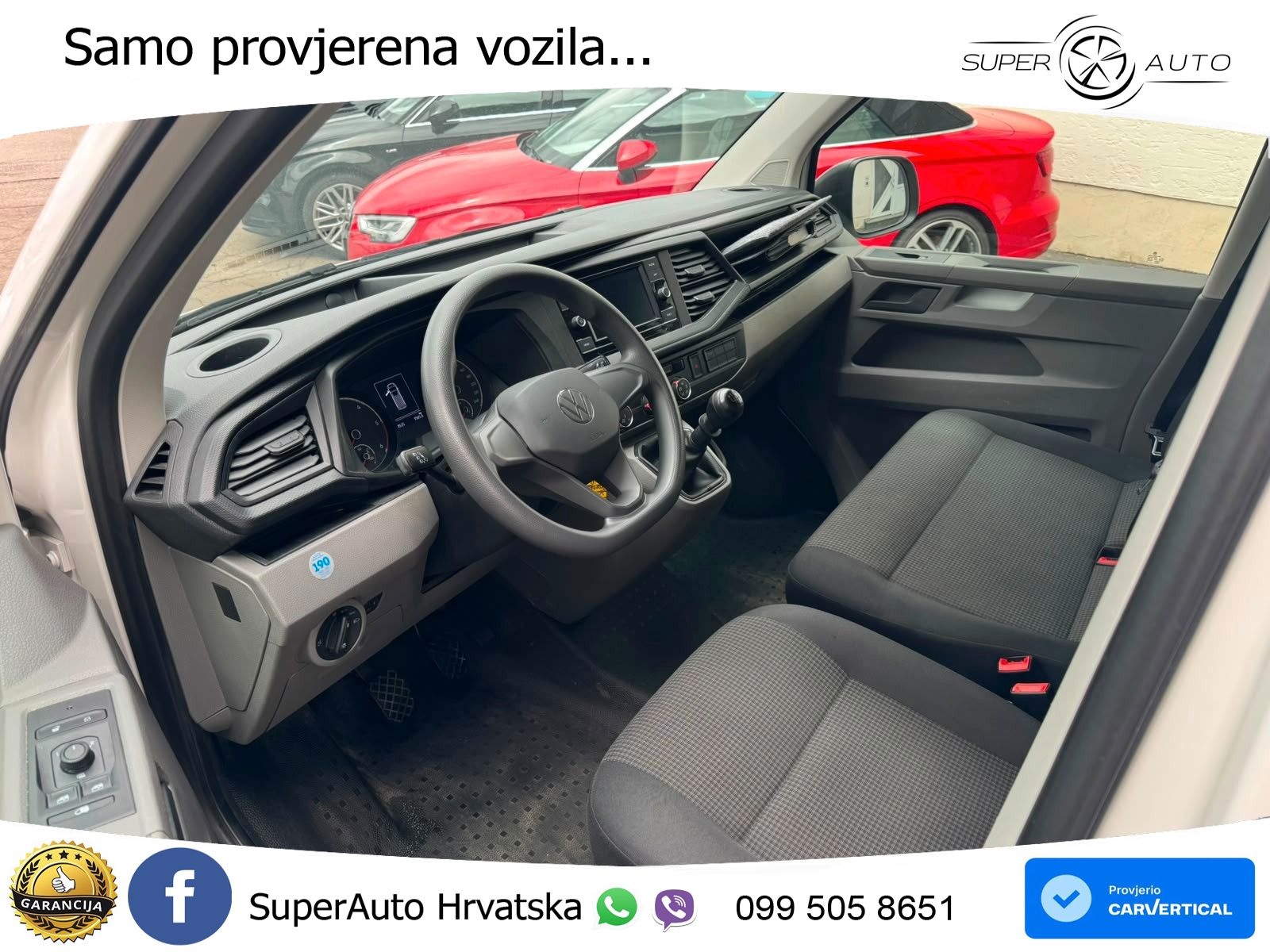 Volkswagen T6.1 Transporter 2.0TDI L1H1 KLIMA BT PDC 150 KS