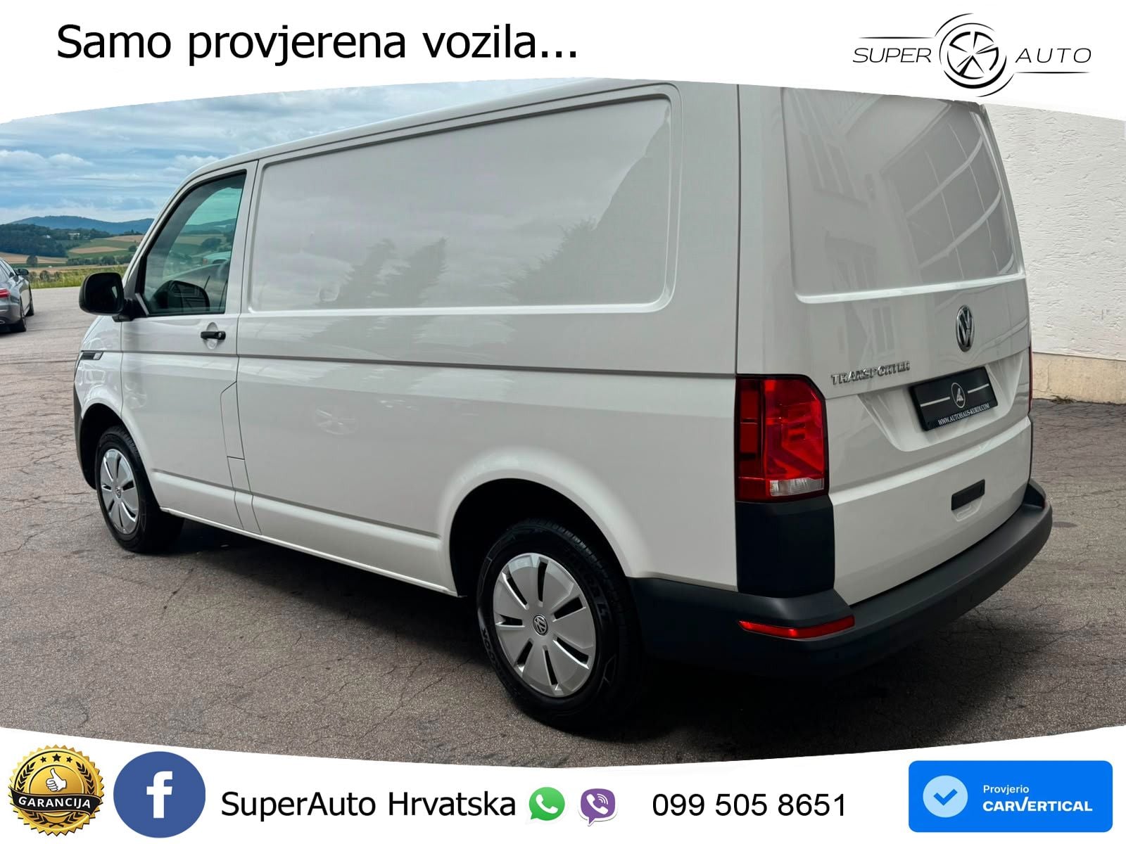 Volkswagen T6.1 Transporter 2.0TDI L1H1 KLIMA BT PDC 150 KS