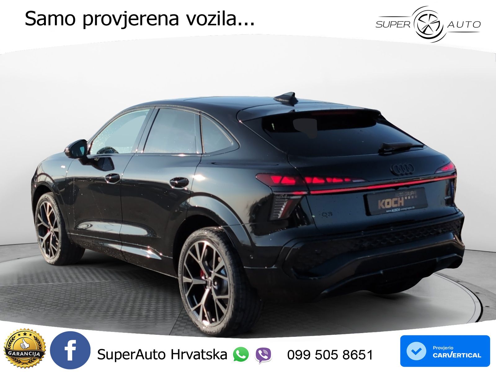 Audi Q3 III Sportback 2.0 TFSI (265 KS) quattro S tronic S line LED+GR SJED+ACC