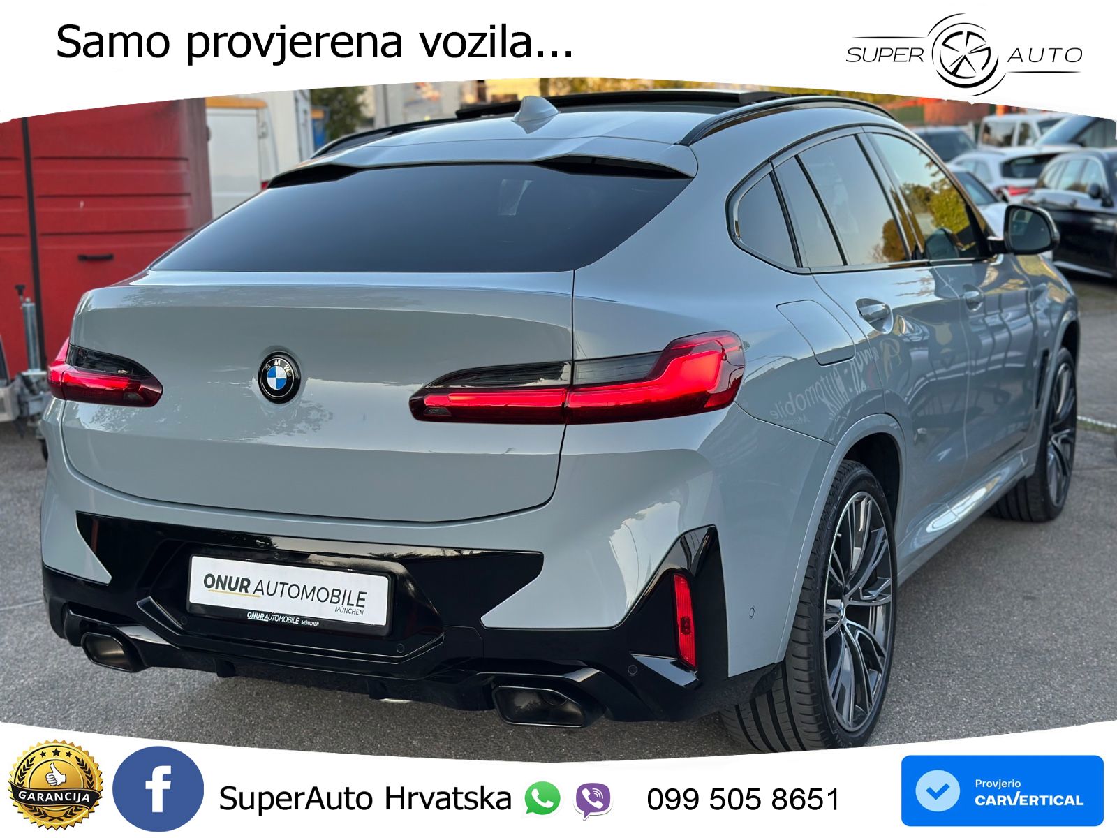BMW X4 30d (286 KS) xDrive Steptronic M Sport LED+GR SJED+ACC