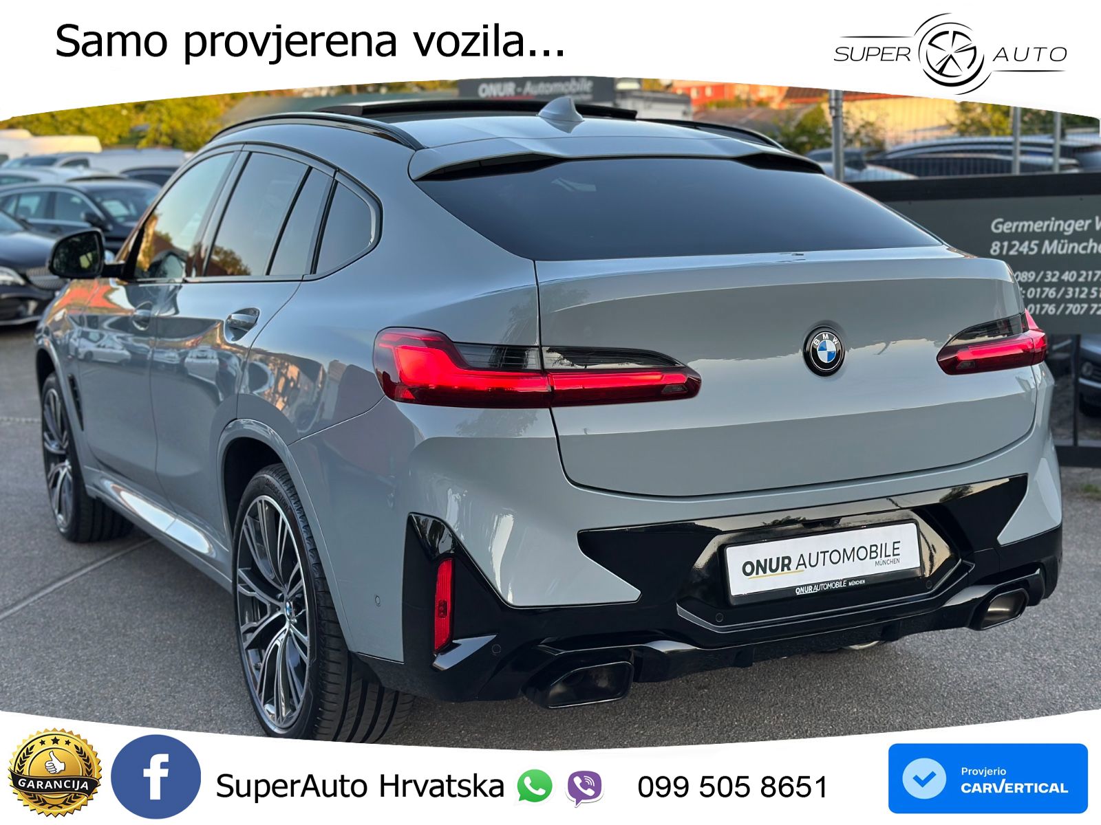 BMW X4 30d (286 KS) xDrive Steptronic M Sport LED+GR SJED+ACC