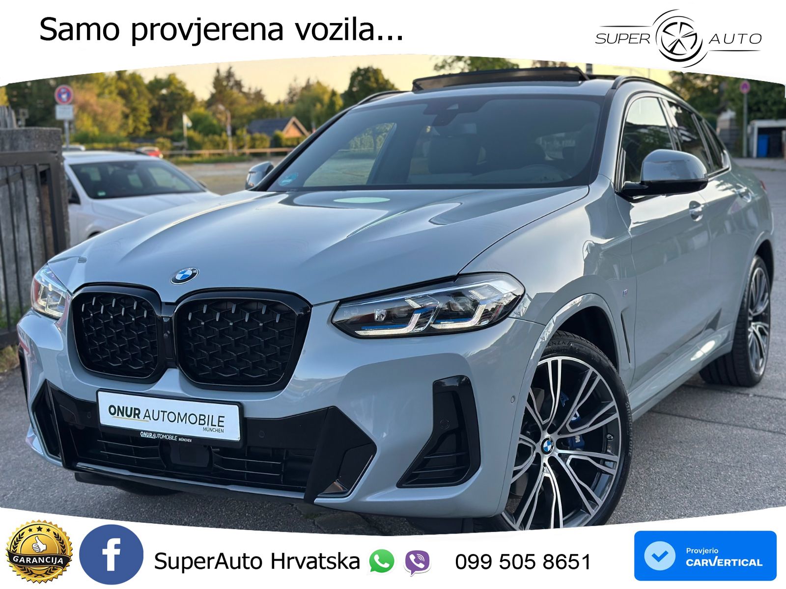 BMW X4 30d (286 KS) xDrive Steptronic M Sport LED+GR SJED+ACC