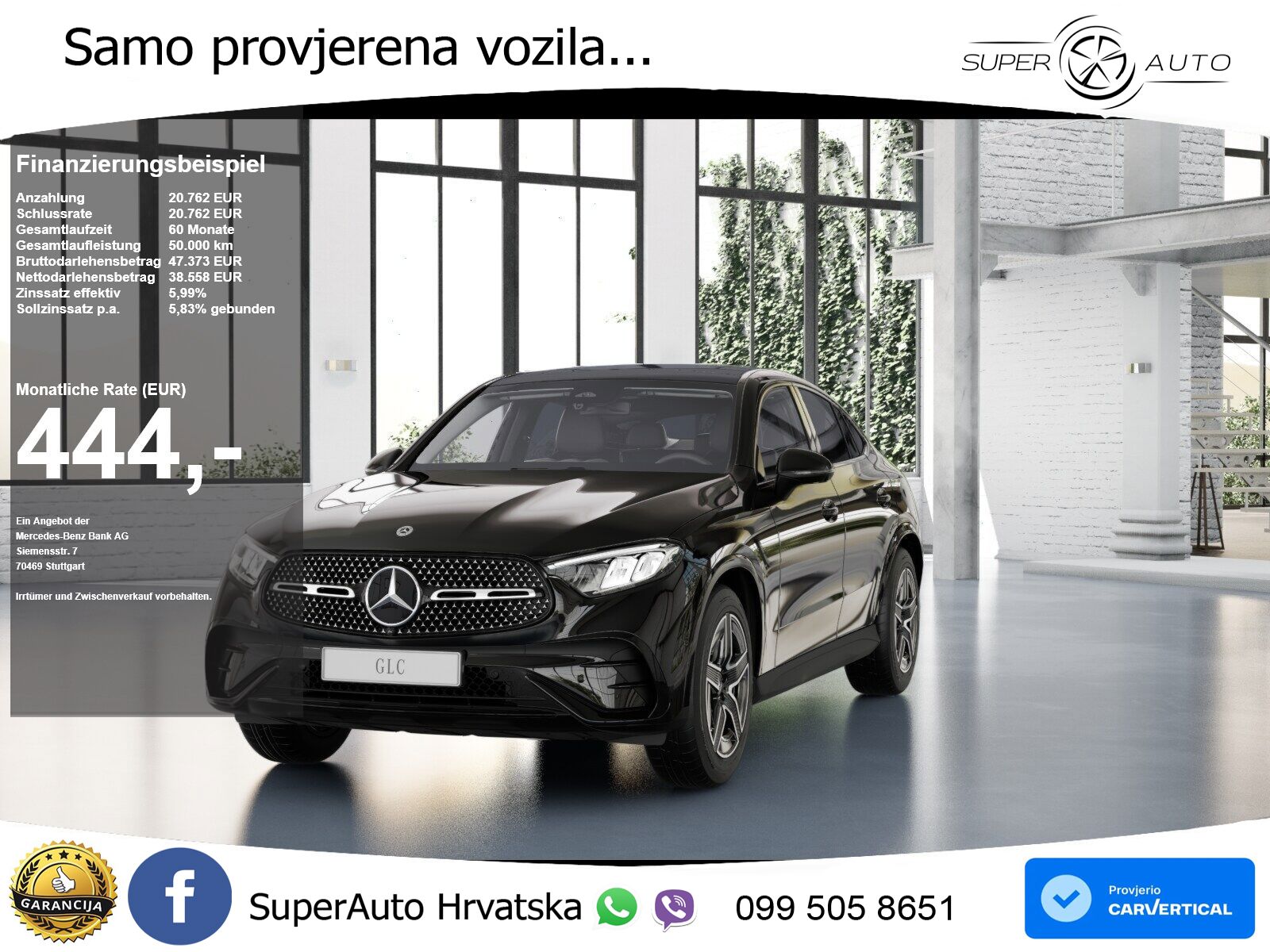 Mercedes GLC Coupe 220d (197 KS) 4MATIC 9G-TRONIC AMG ACC+GR SJED+360+PANO