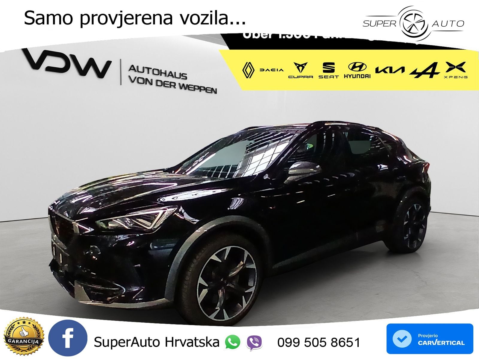 Cupra Formentor 1.4 TSI (245 KS) e-Hybrid DSG VZ LED+GR SJED+ACC