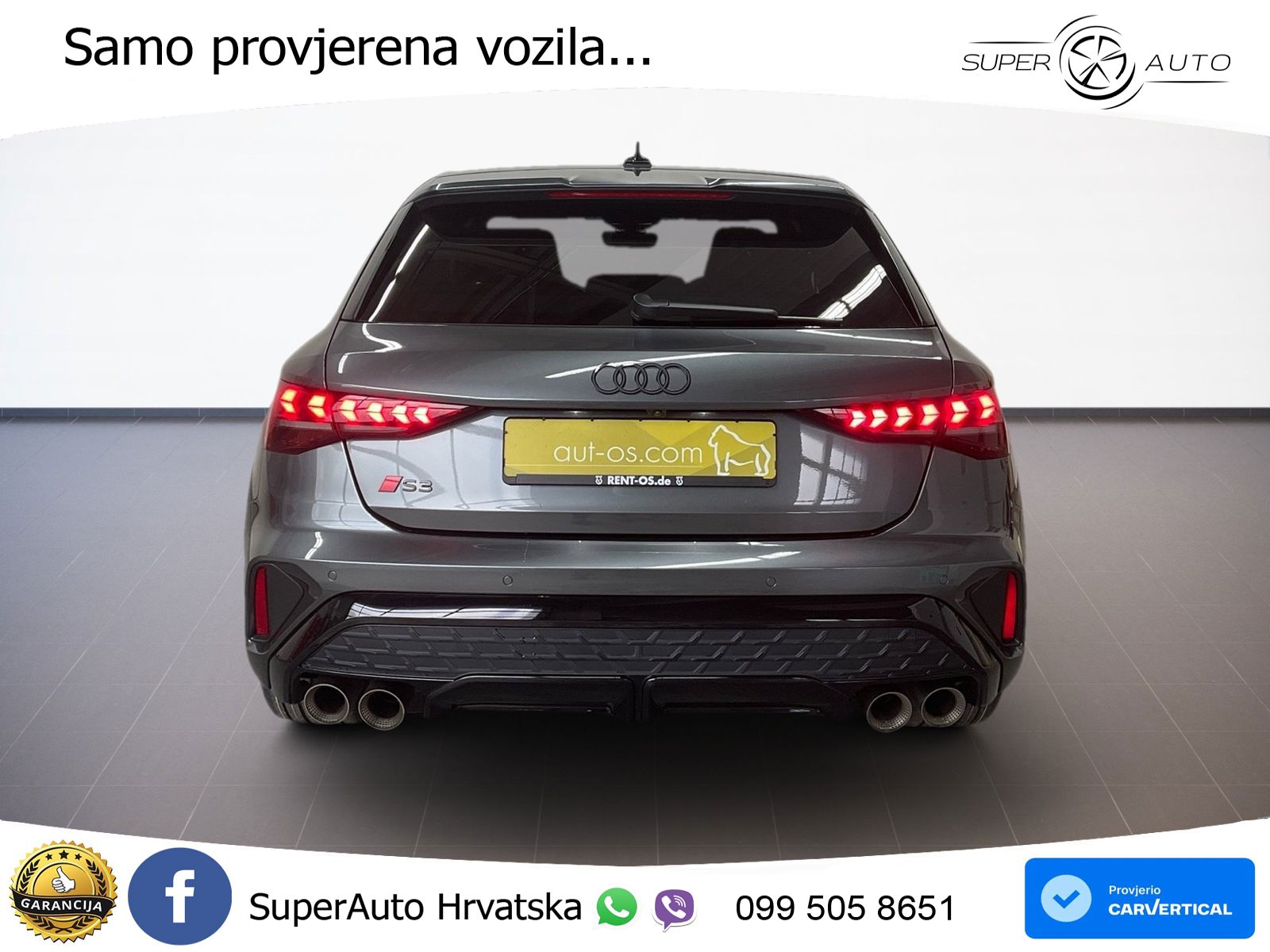 Audi S3 2.0 TFSI (333 KS) quattro S tronic MATRIX+GR SJED+KAM