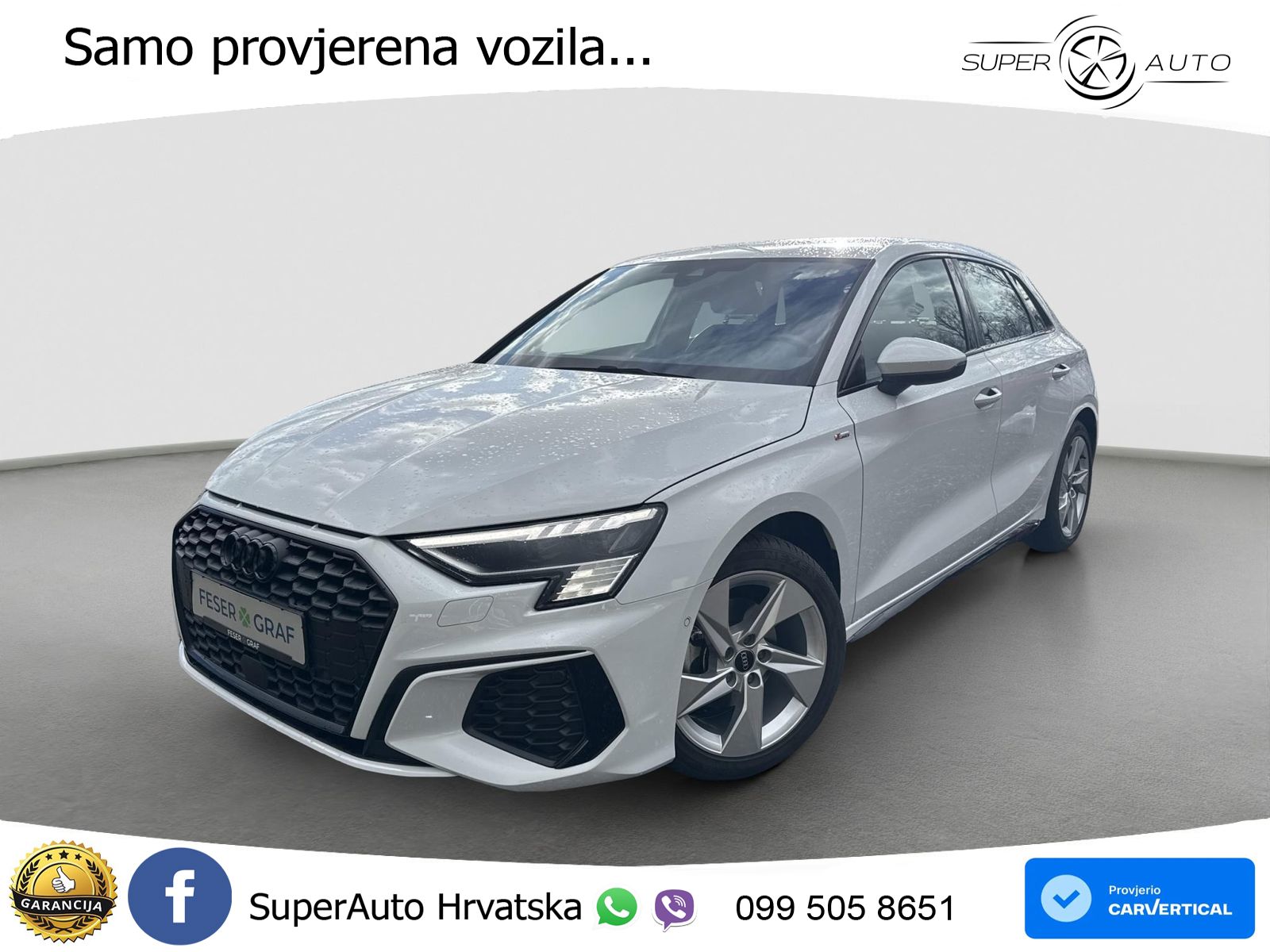Audi A3 35 TFSI (150 KS) S line MATRIX+GR SJED+KAM