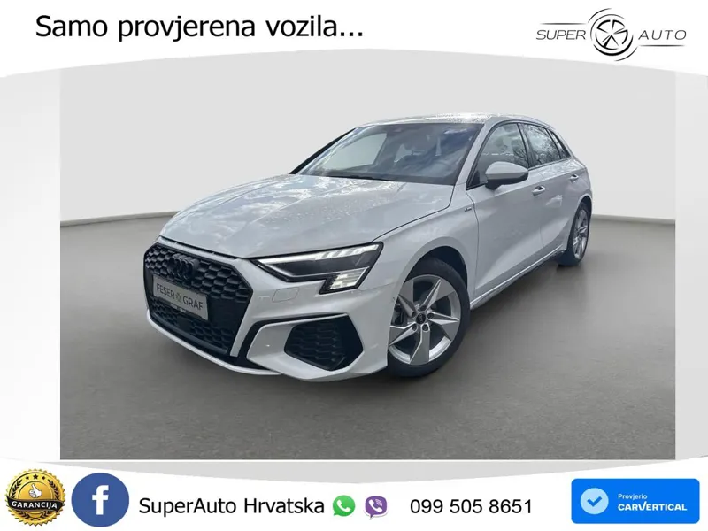 Audi A3 35 TFSI (150 KS) S line MATRIX+GR SJED+KAM