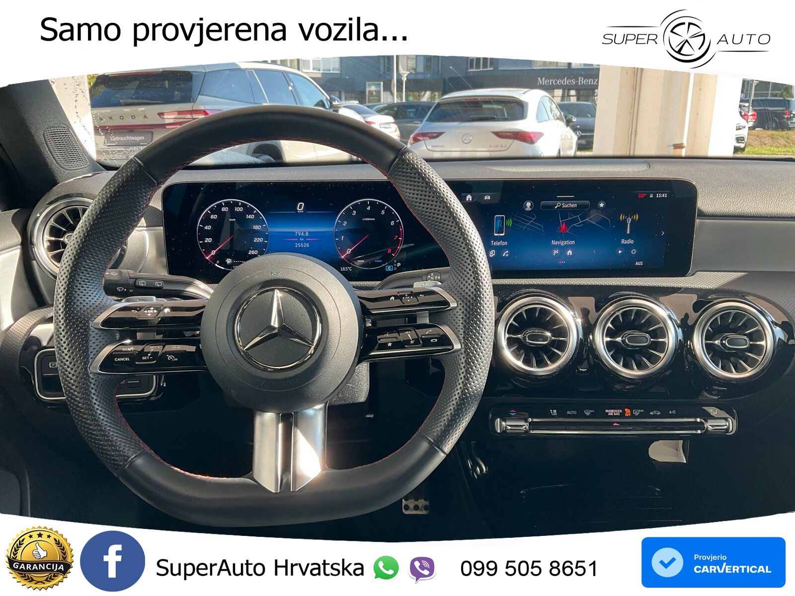 Mercedes-Benz A 200 7G-DCT AMG LED+GR SJED+ACC