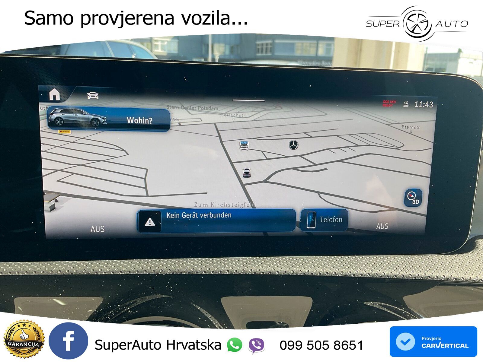 Mercedes-Benz A 200 7G-DCT AMG LED+GR SJED+ACC