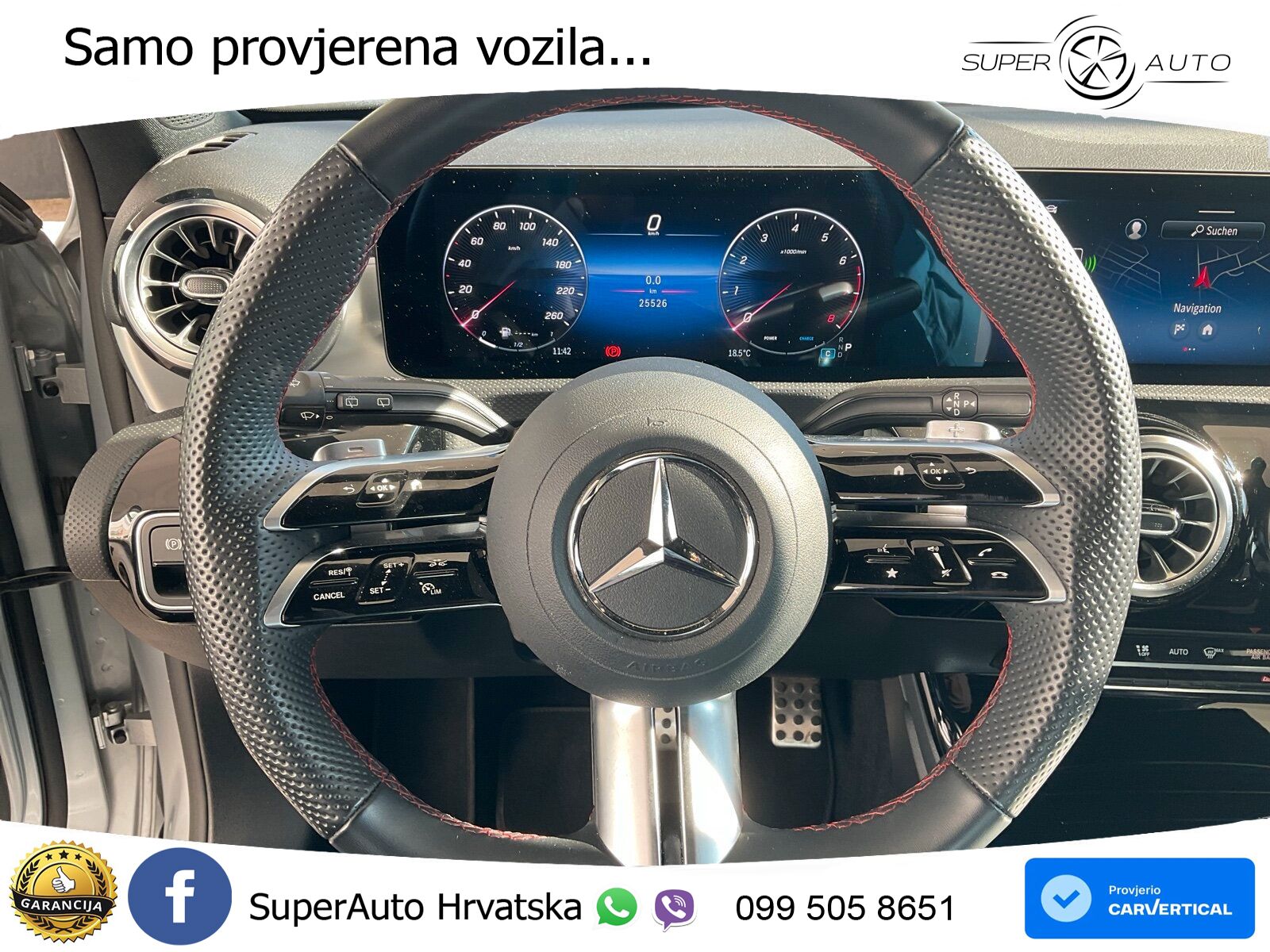 Mercedes-Benz A 200 7G-DCT AMG LED+GR SJED+ACC