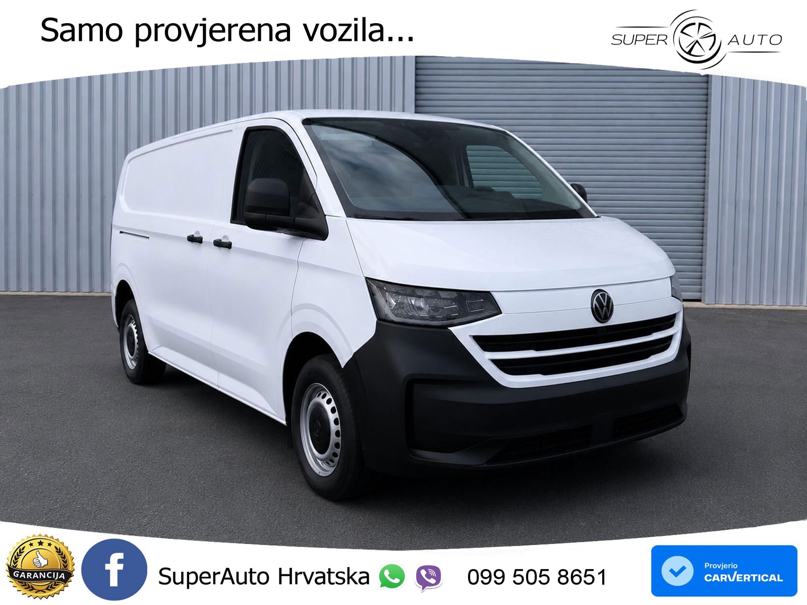 Volkswagen T7 Transporter KASTEN 2.0 TDI LR AHK KAM SITZH 150 KS