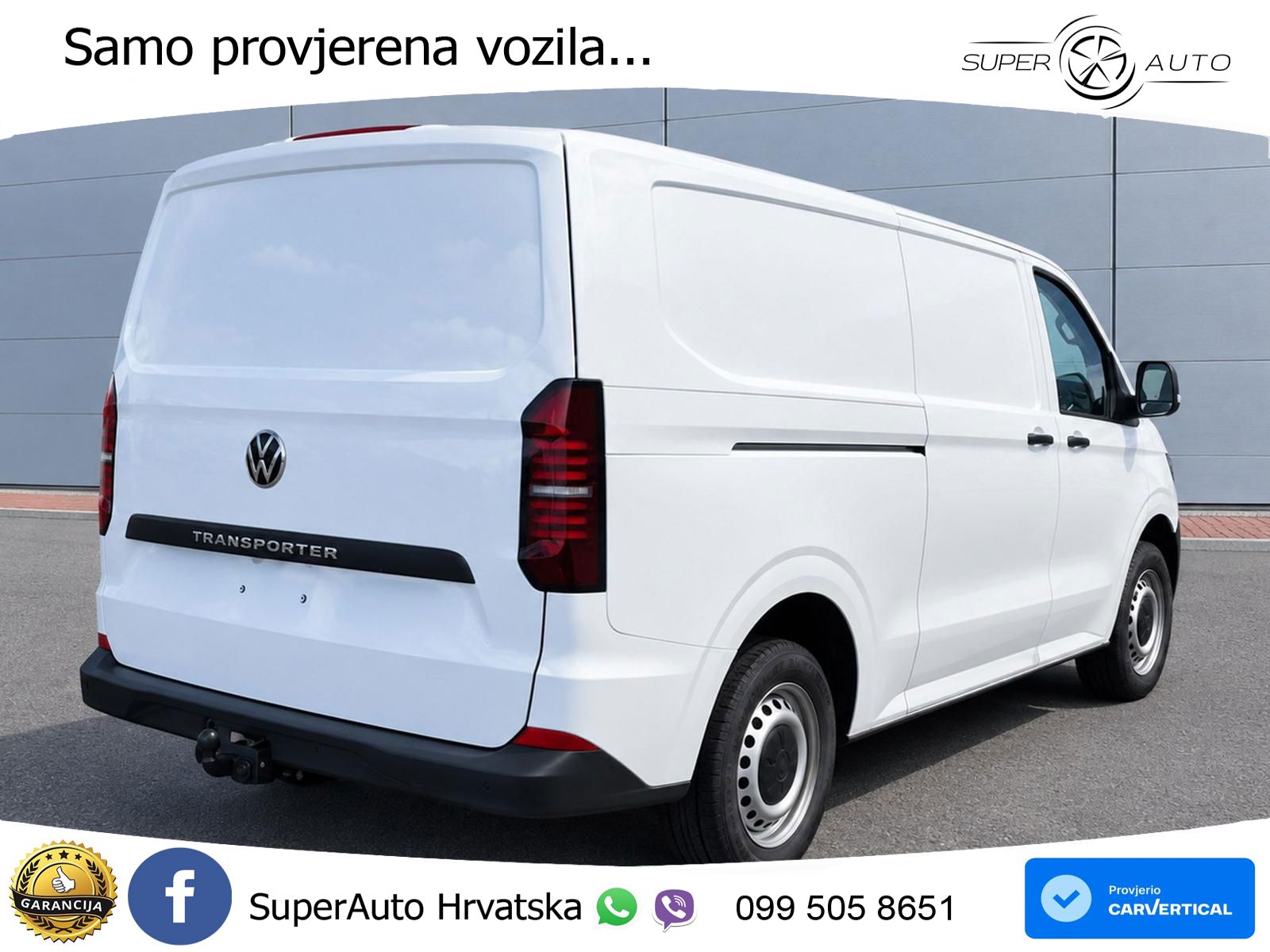 Volkswagen T7 Transporter KASTEN 2.0 TDI LR AHK KAM SITZH 150 KS