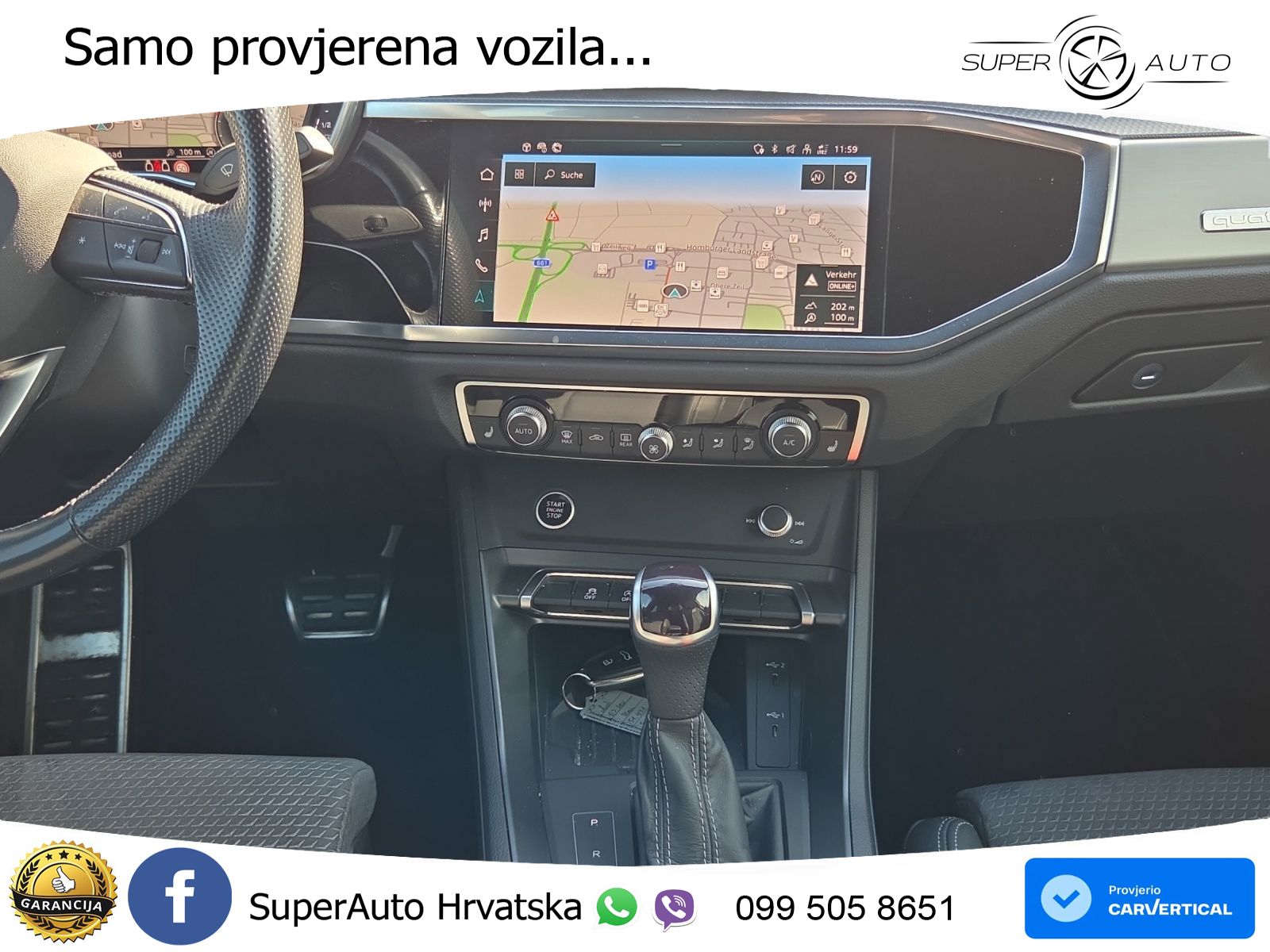 Audi Q3 40 TFSI (190 KS) quattro S tronic S line MATRIX+GR SJED+KAM