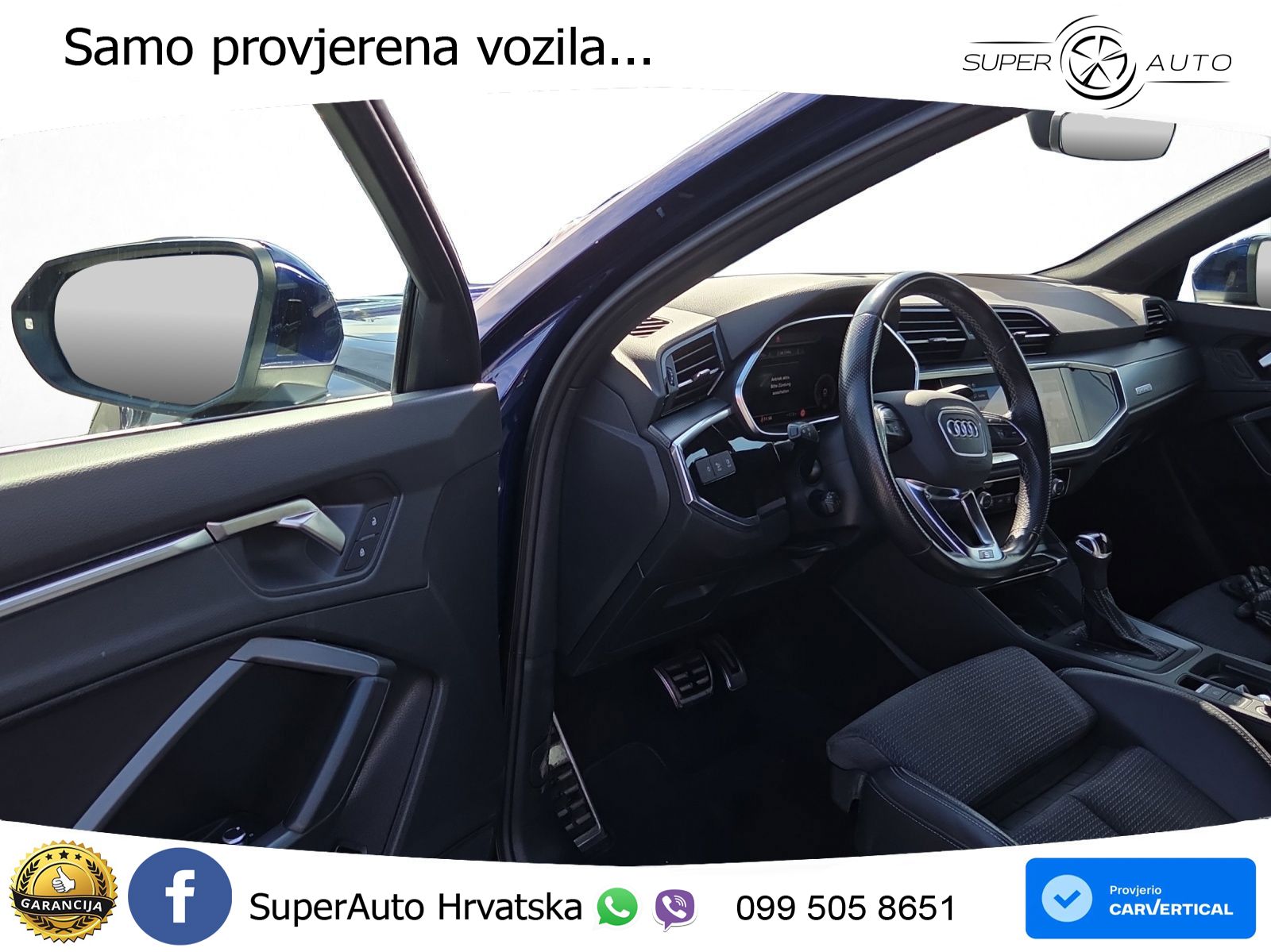 Audi Q3 40 TFSI (190 KS) quattro S tronic S line MATRIX+GR SJED+KAM