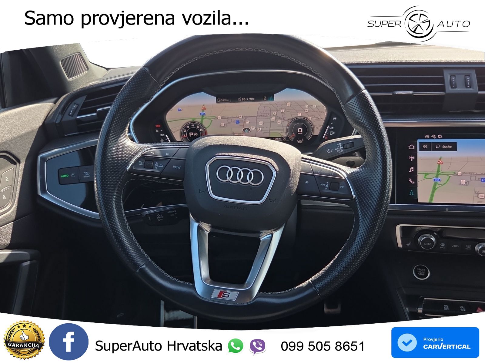 Audi Q3 40 TFSI (190 KS) quattro S tronic S line MATRIX+GR SJED+KAM